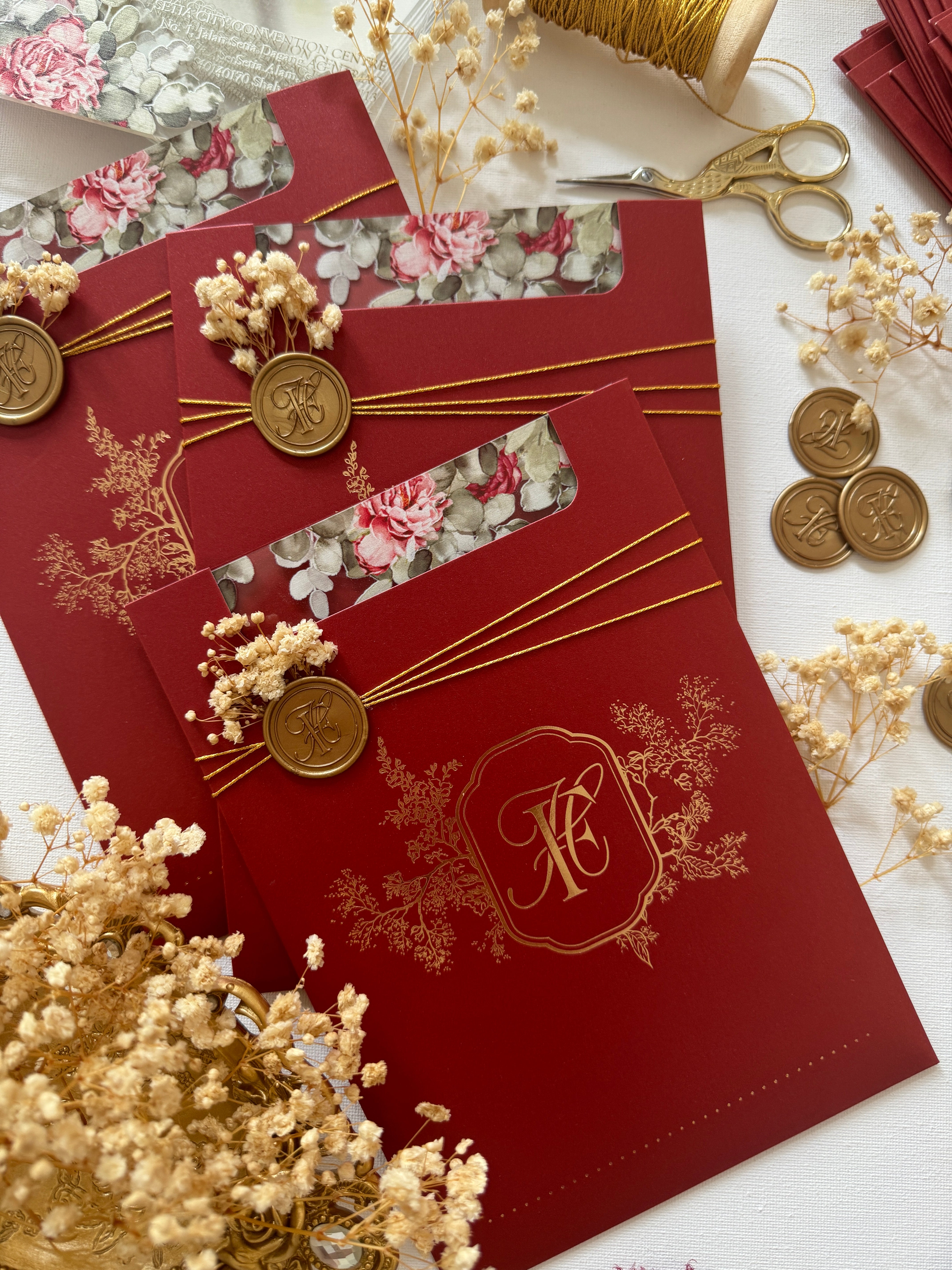 Keepsake Acrylic Wedding Invitation | No. 012 Fajrul & Siti