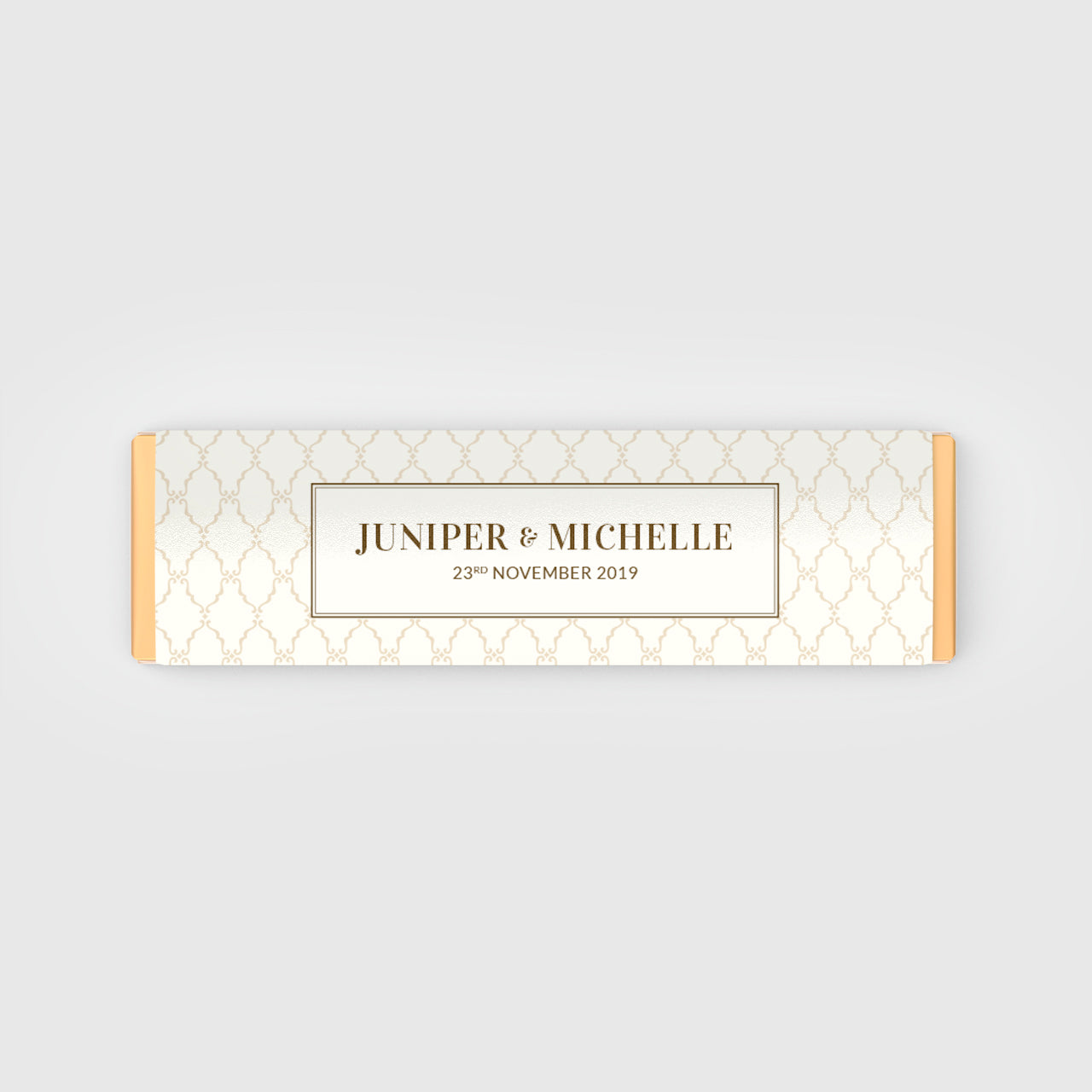 Chocolate Bar Wedding Favour