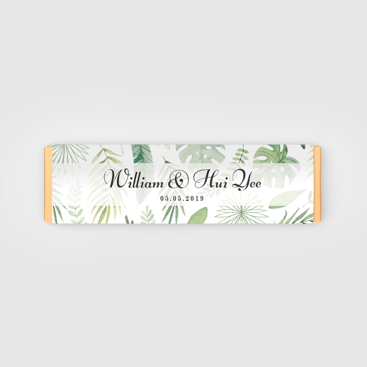 Chocolate Bar Wedding Favour