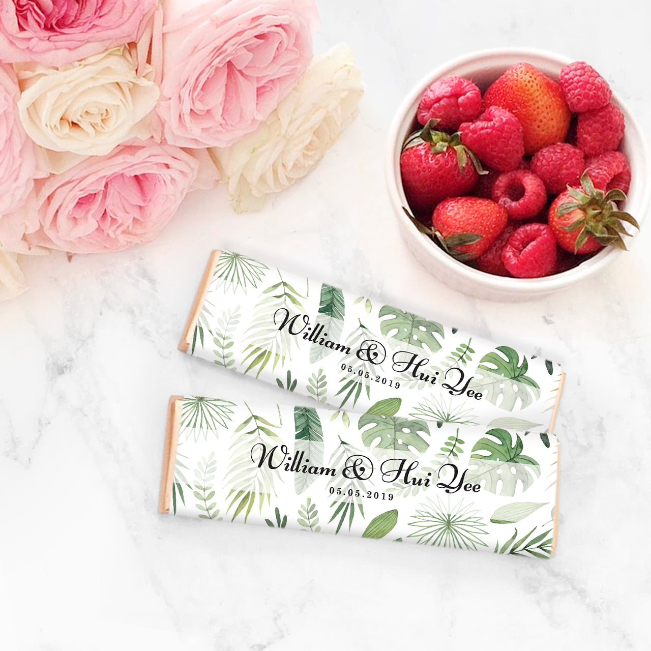 Chocolate Bar Wedding Favour