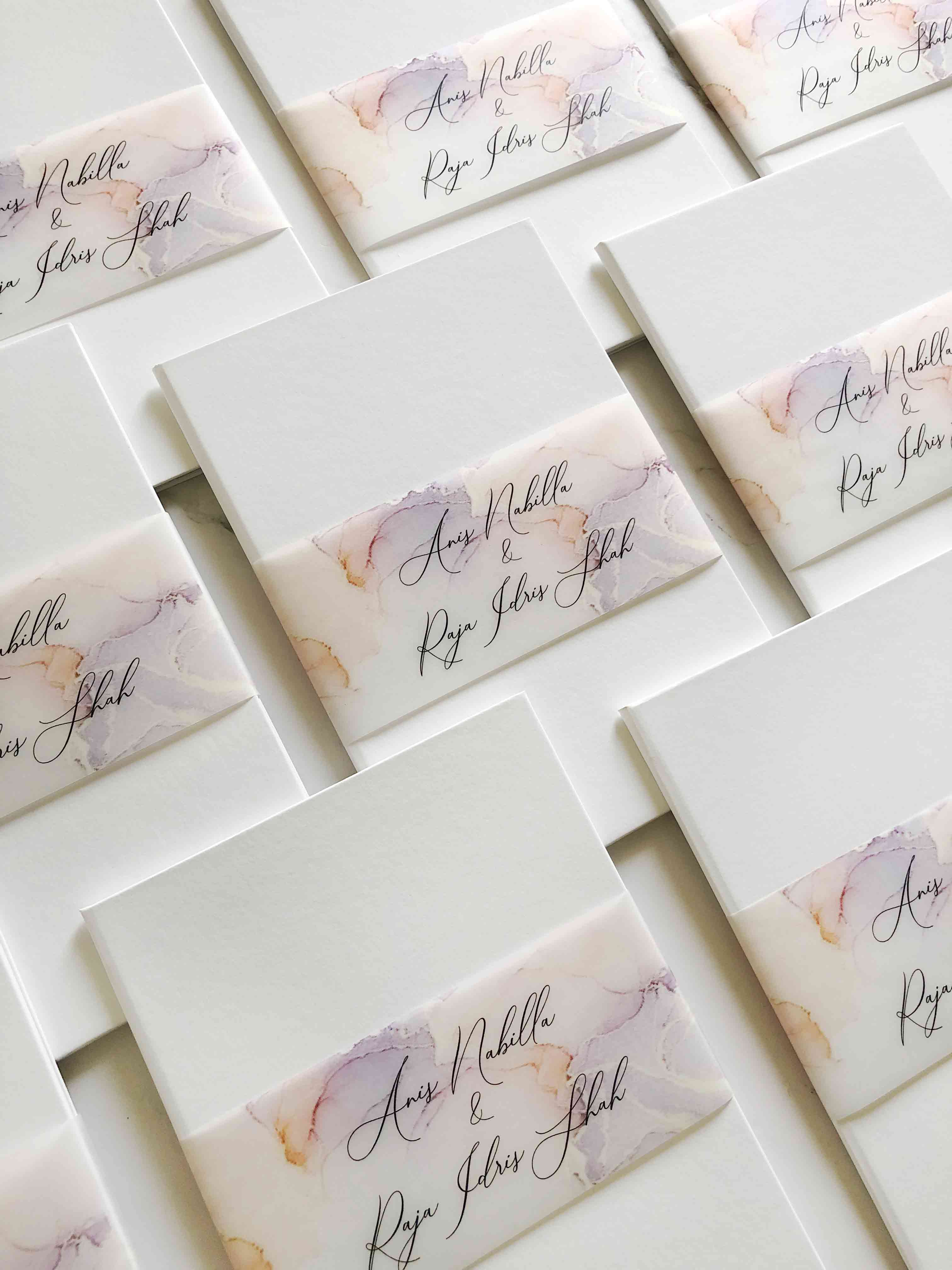 Keepsake Hardcover Wedding Invitation | No. 027 Puan Anis & YM Raja Idris