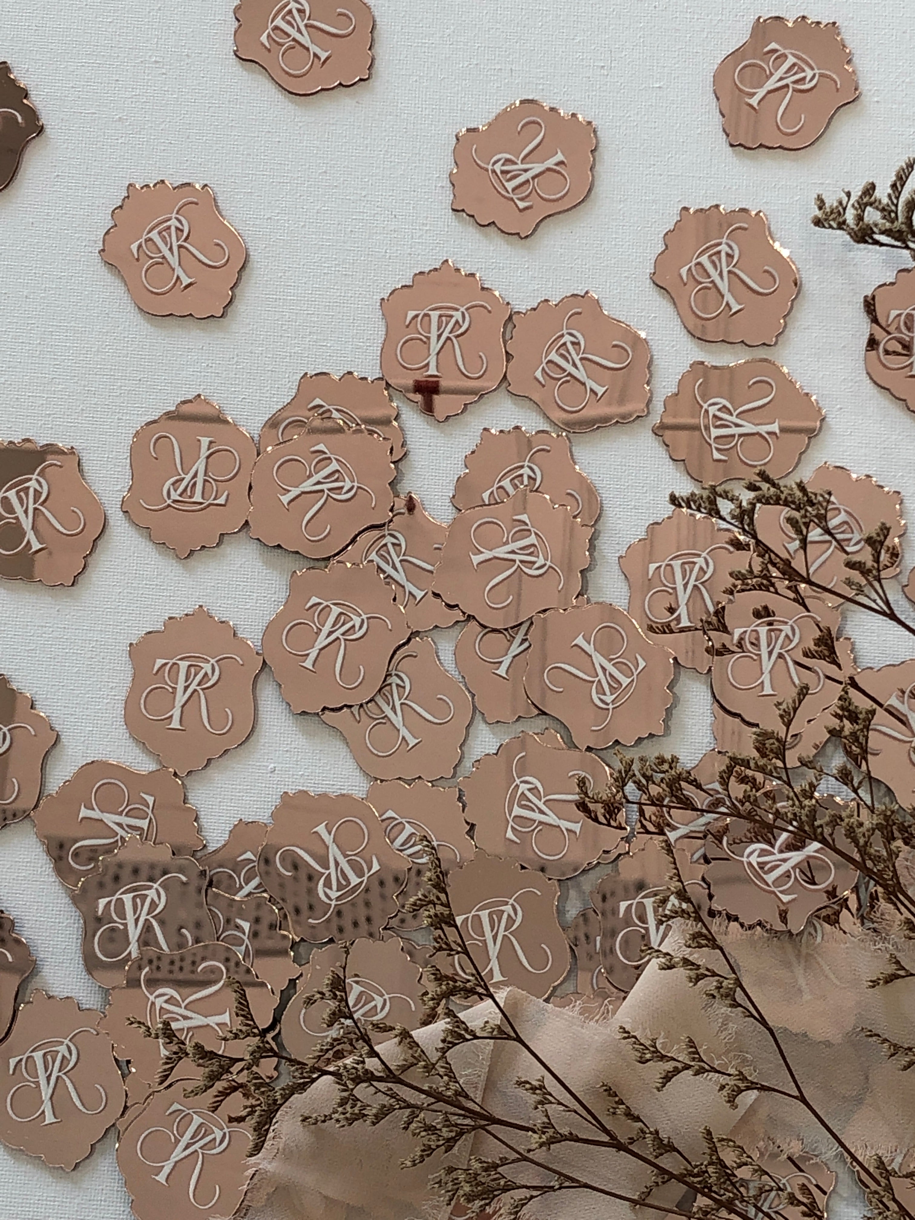 Keepsake Mirror Acrylic Wedding Invitation | No.001 Raymond & Tabitha