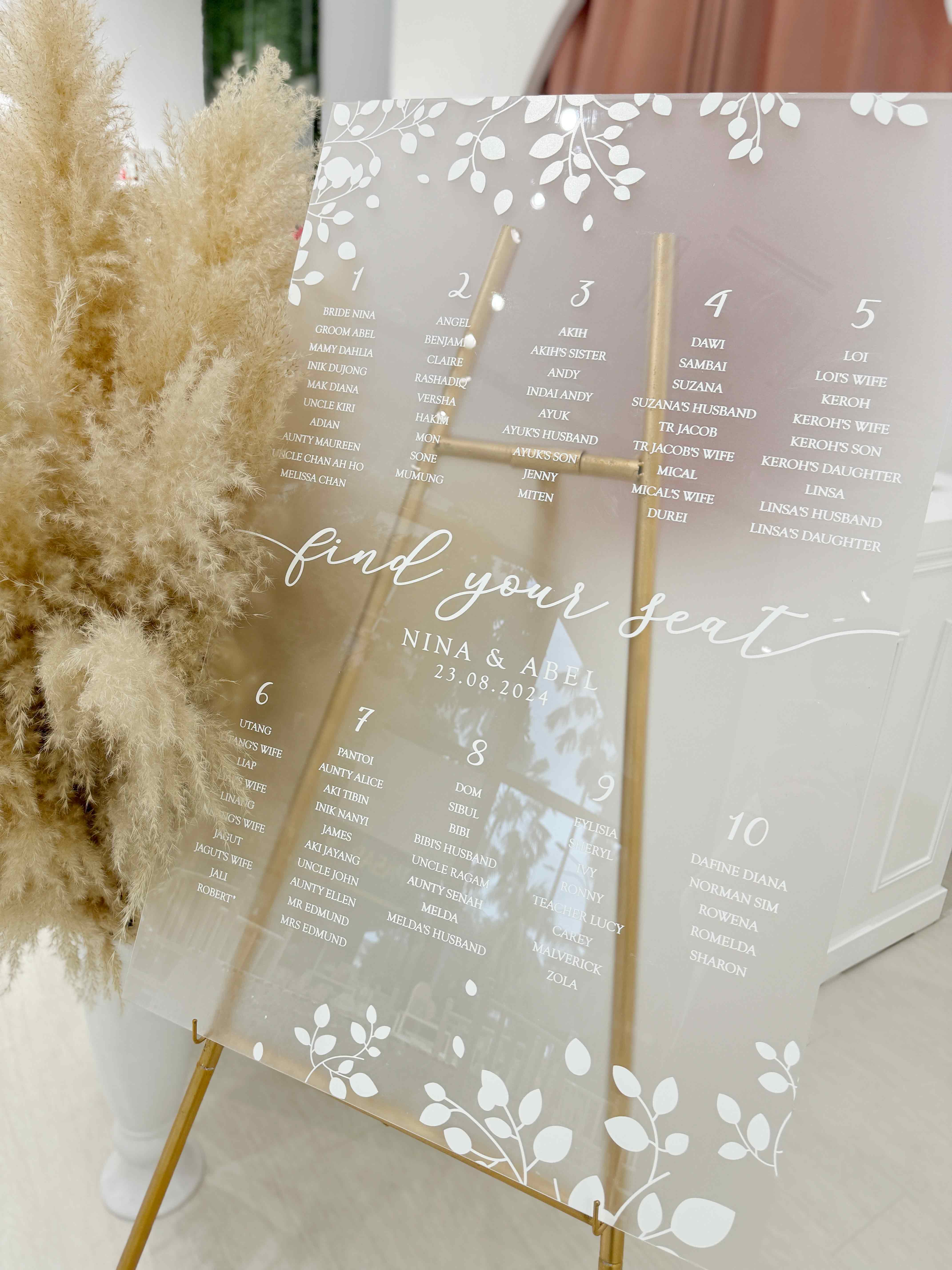 Wedding Seating Chart