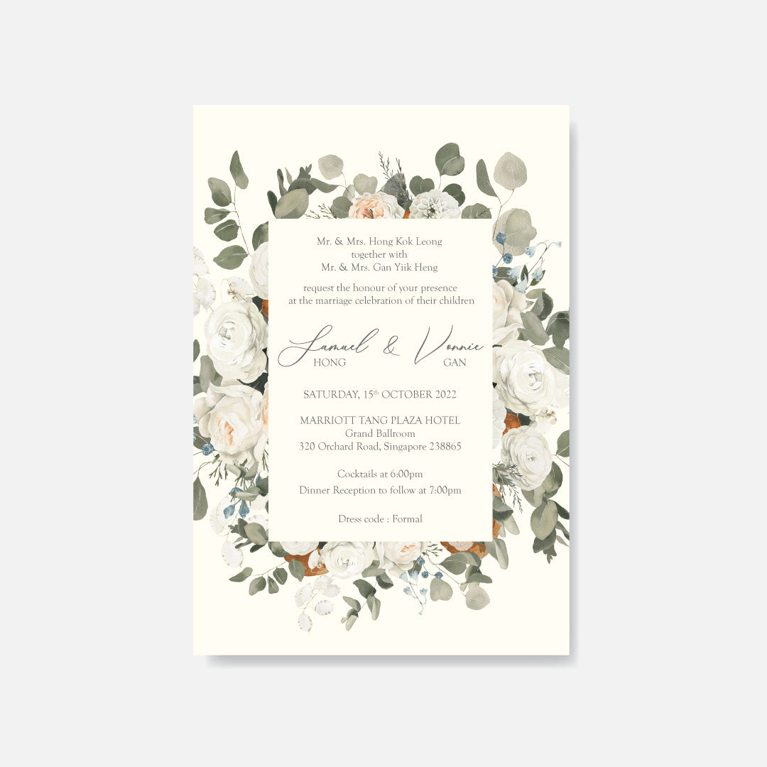 Botanical Wedding Invitation