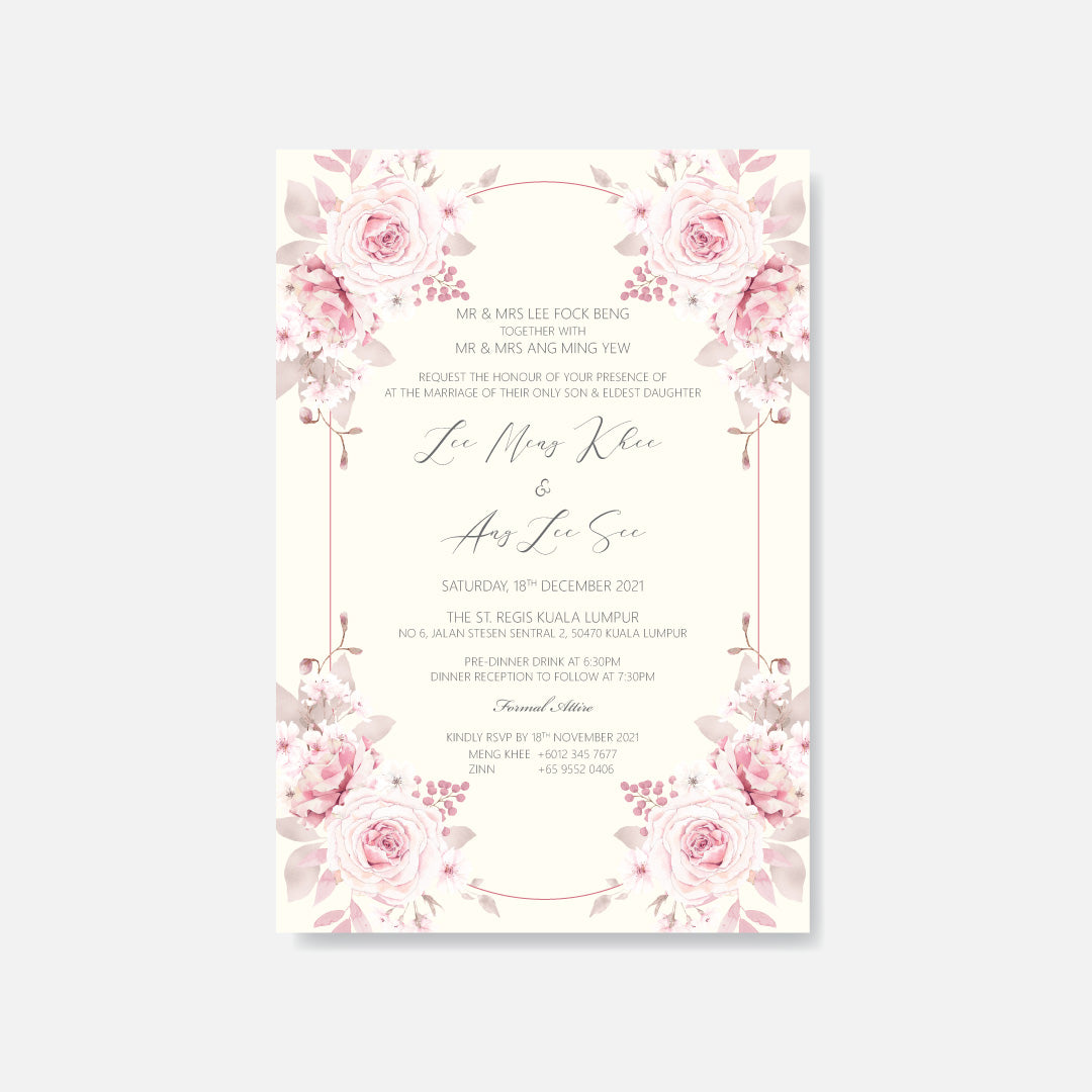Botanical Wedding Invitation
