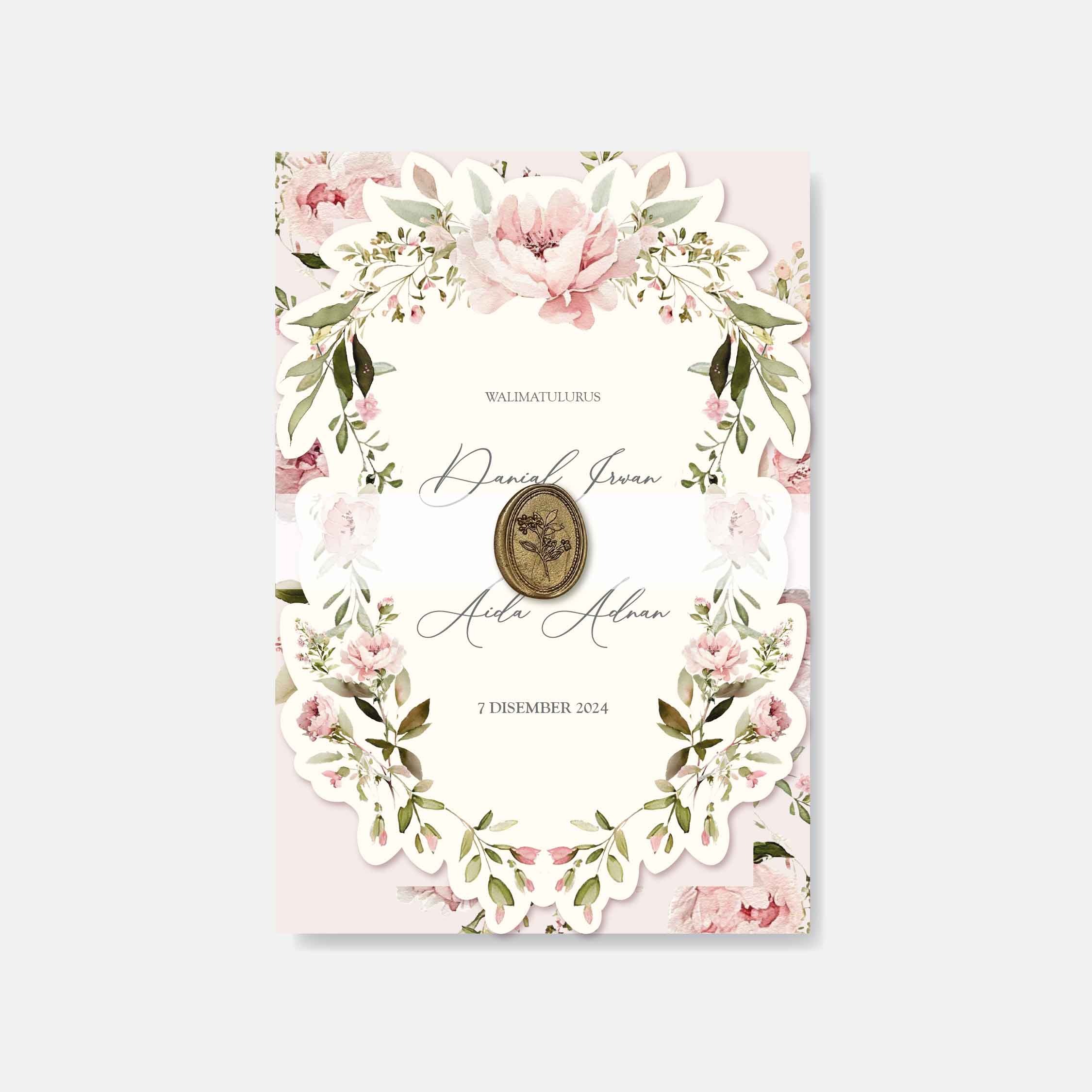 Fancy Shaped Wedding Invitation