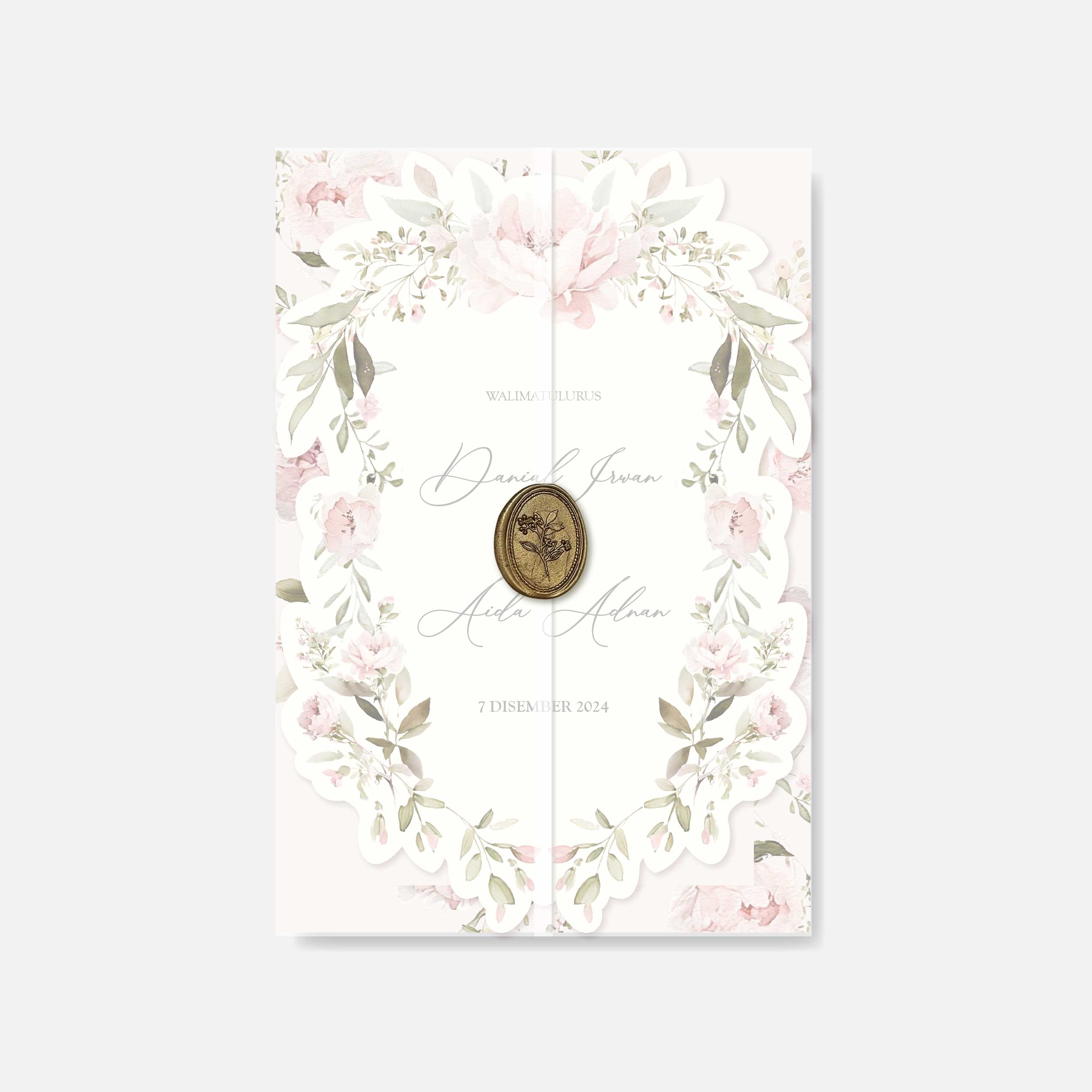 Fancy Shaped Wedding Invitation