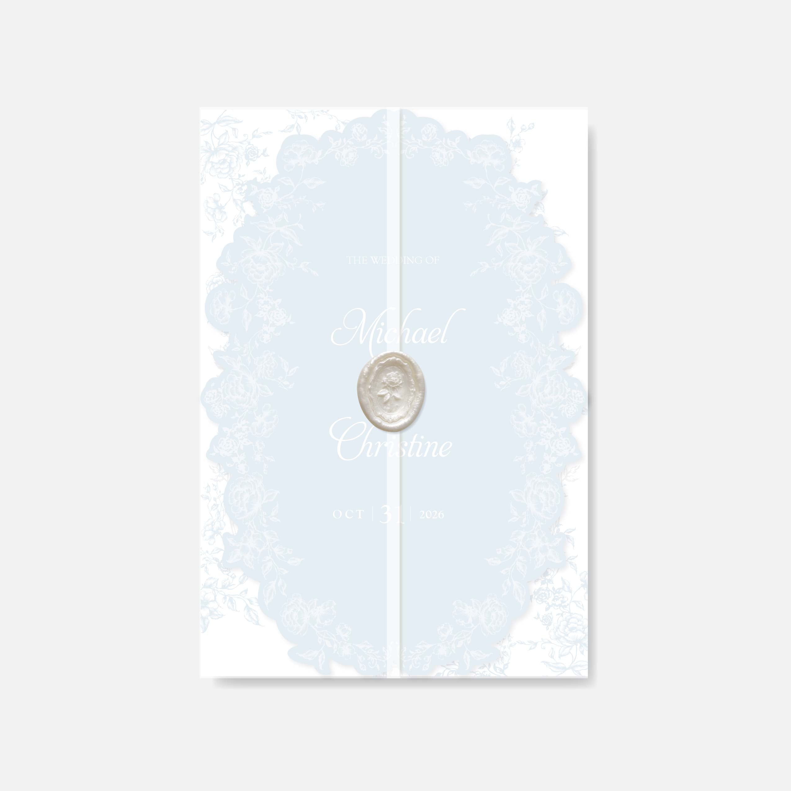 Fancy Shaped Wedding Invitation