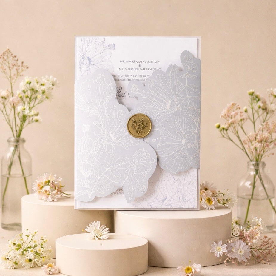 Fancy Shaped Wedding Invitation