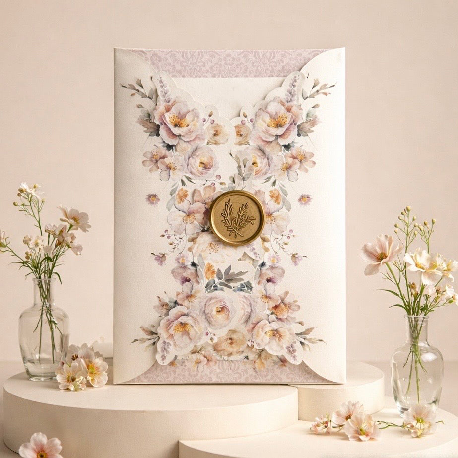 Fancy Shaped Wedding Invitation