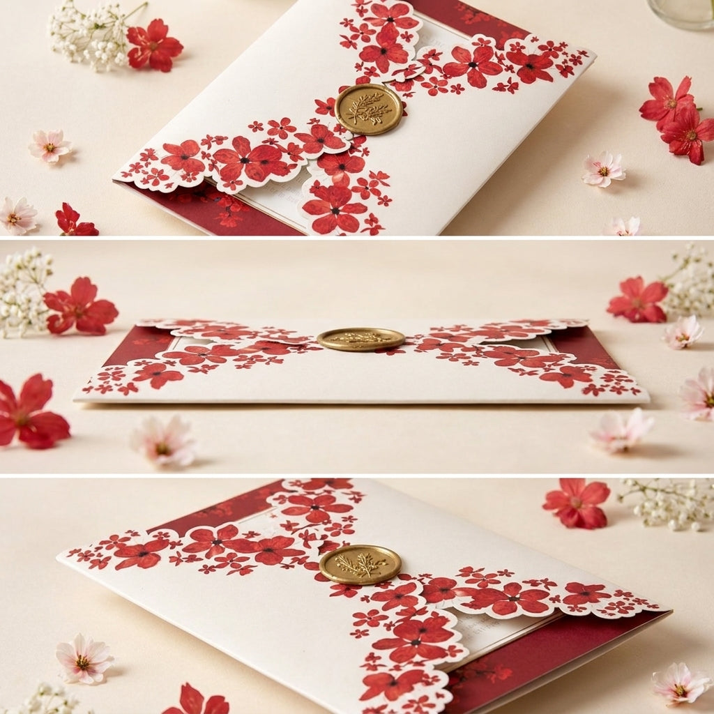 Fancy Shaped Wedding Invitation