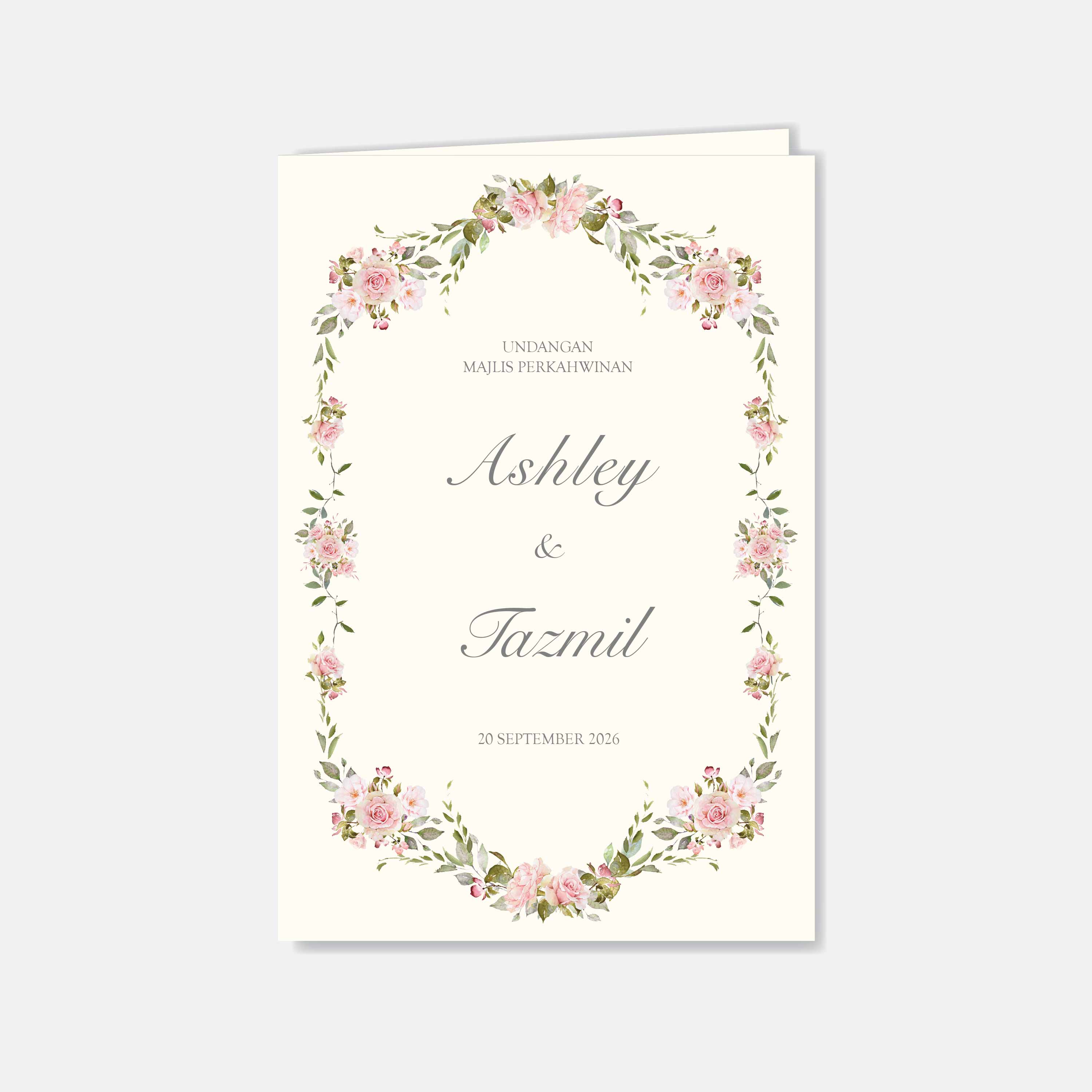 Premium Hardcover Wedding Invitation - Paperose Wedding