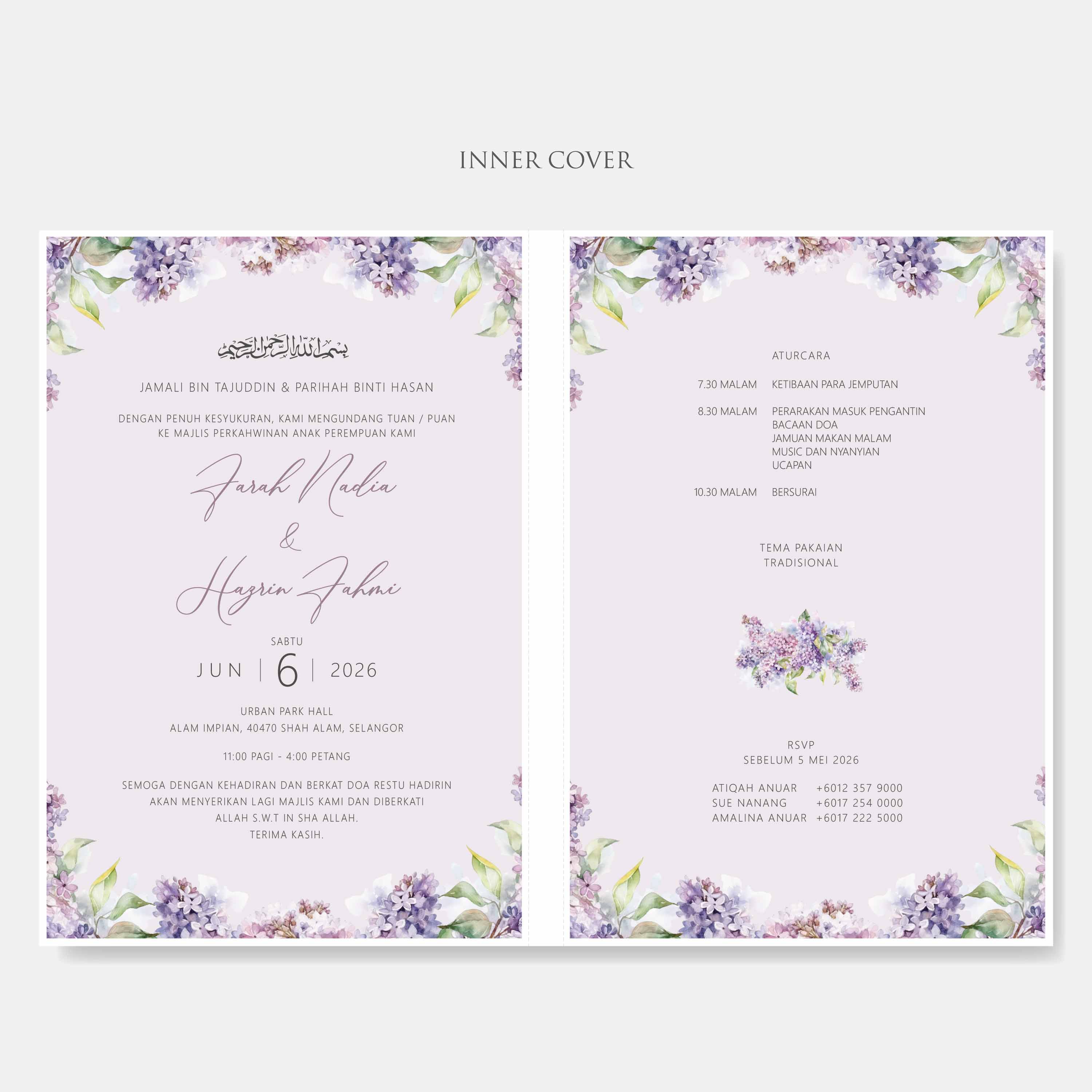 Premium Hardcover Wedding Invitation