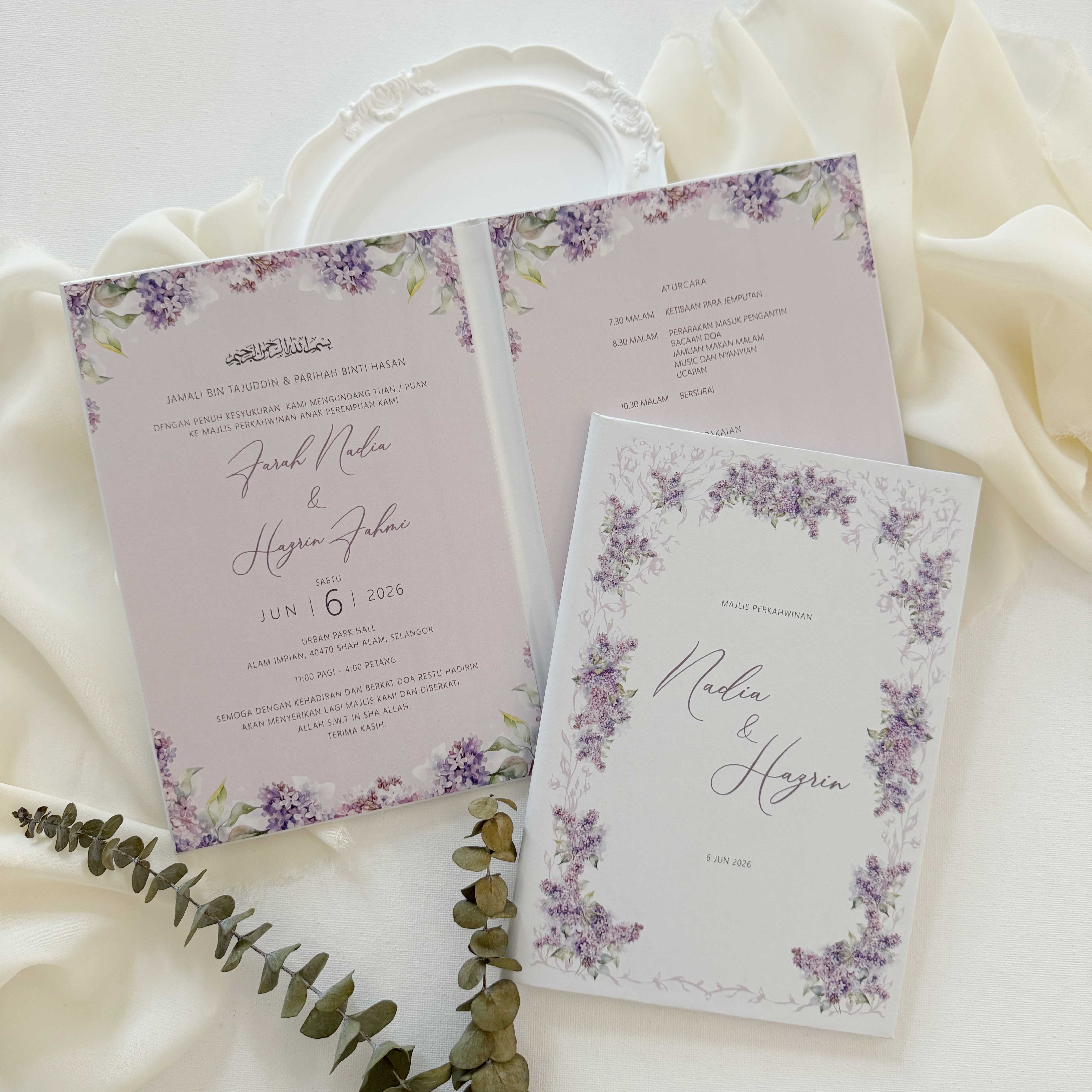Premium Hardcover Wedding Invitation