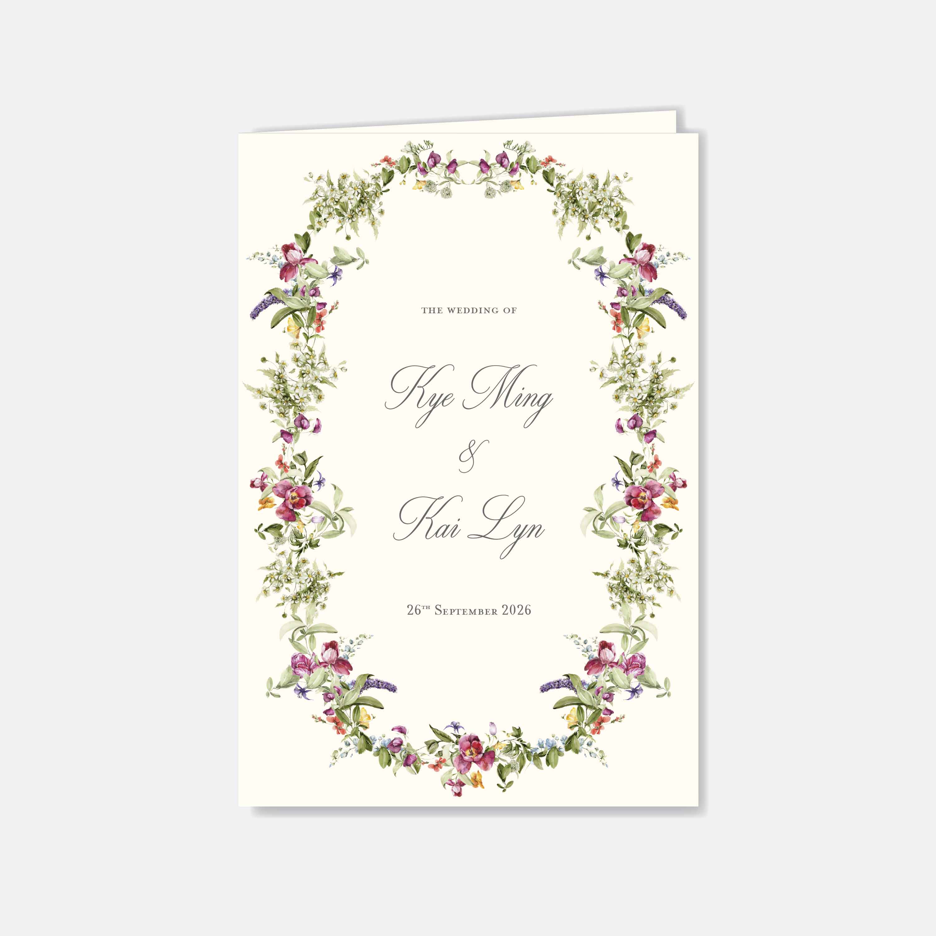 Premium Hardcover Wedding Invitation
