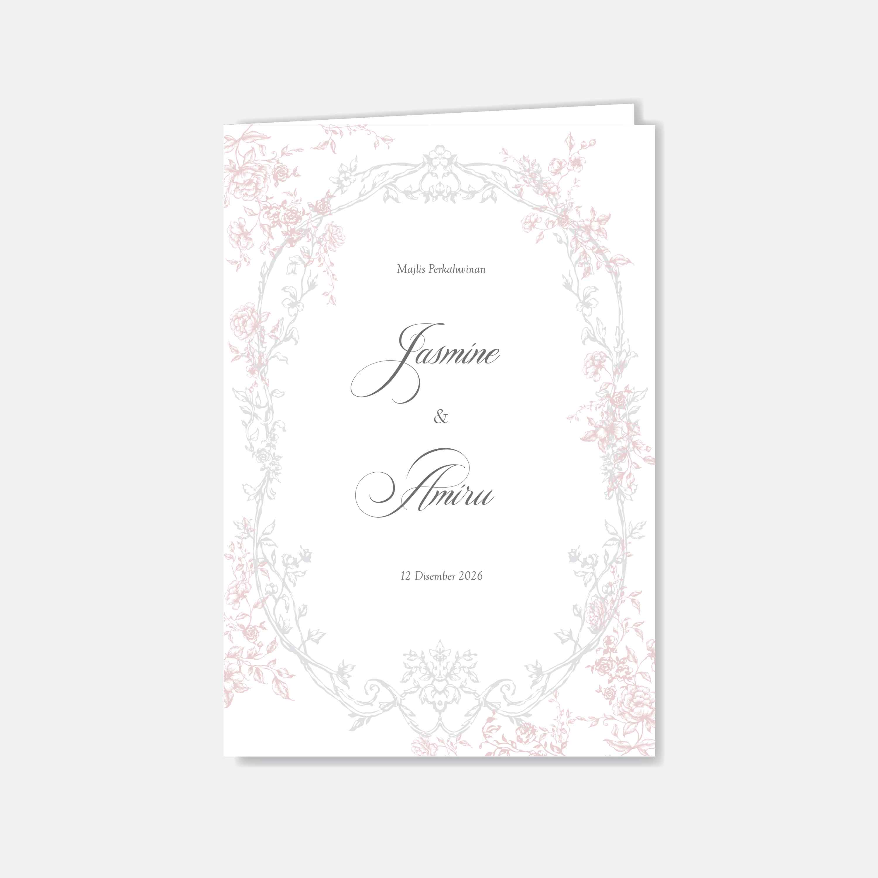 Premium Hardcover Wedding Invitation - Paperose Wedding