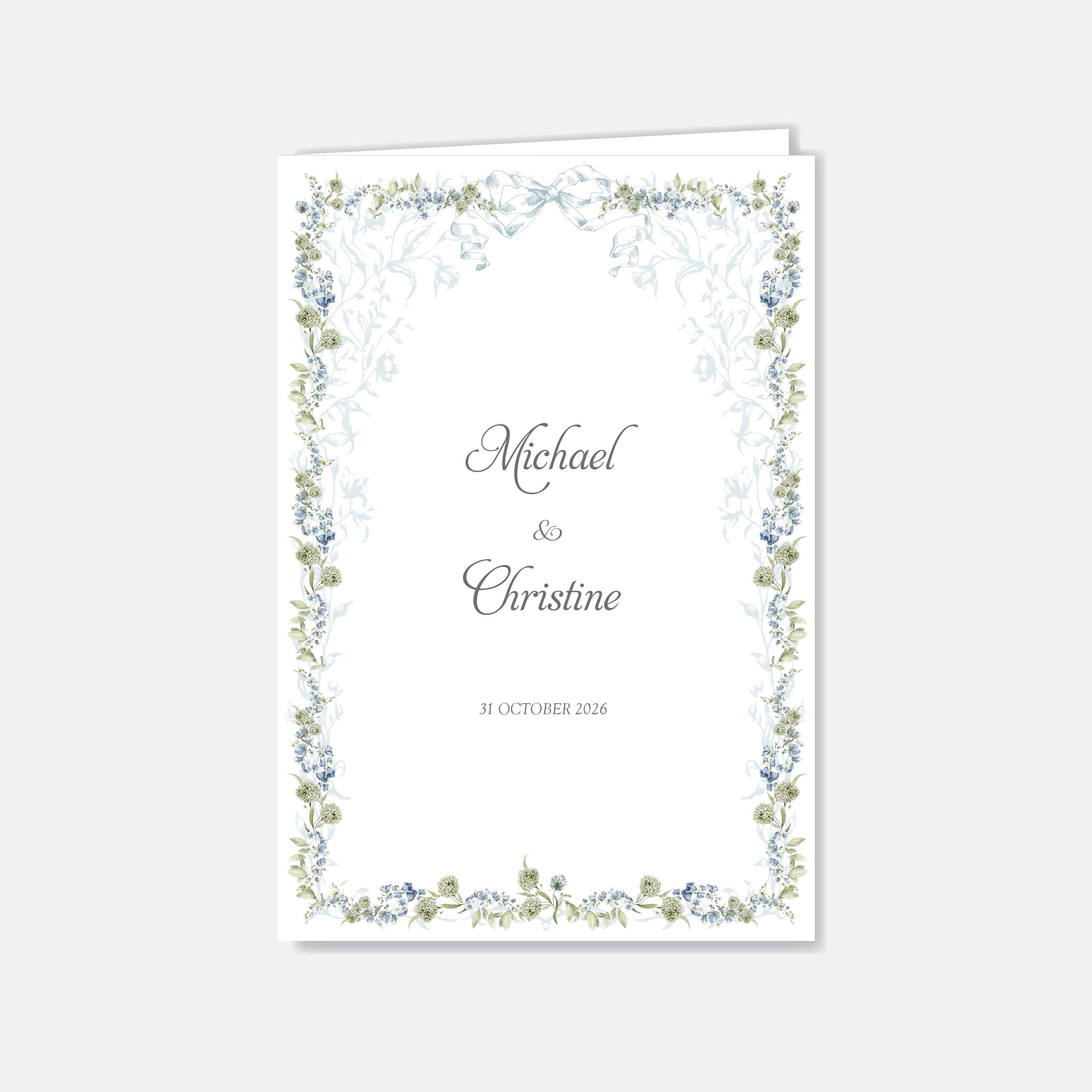 Premium Hardcover Wedding Invitation