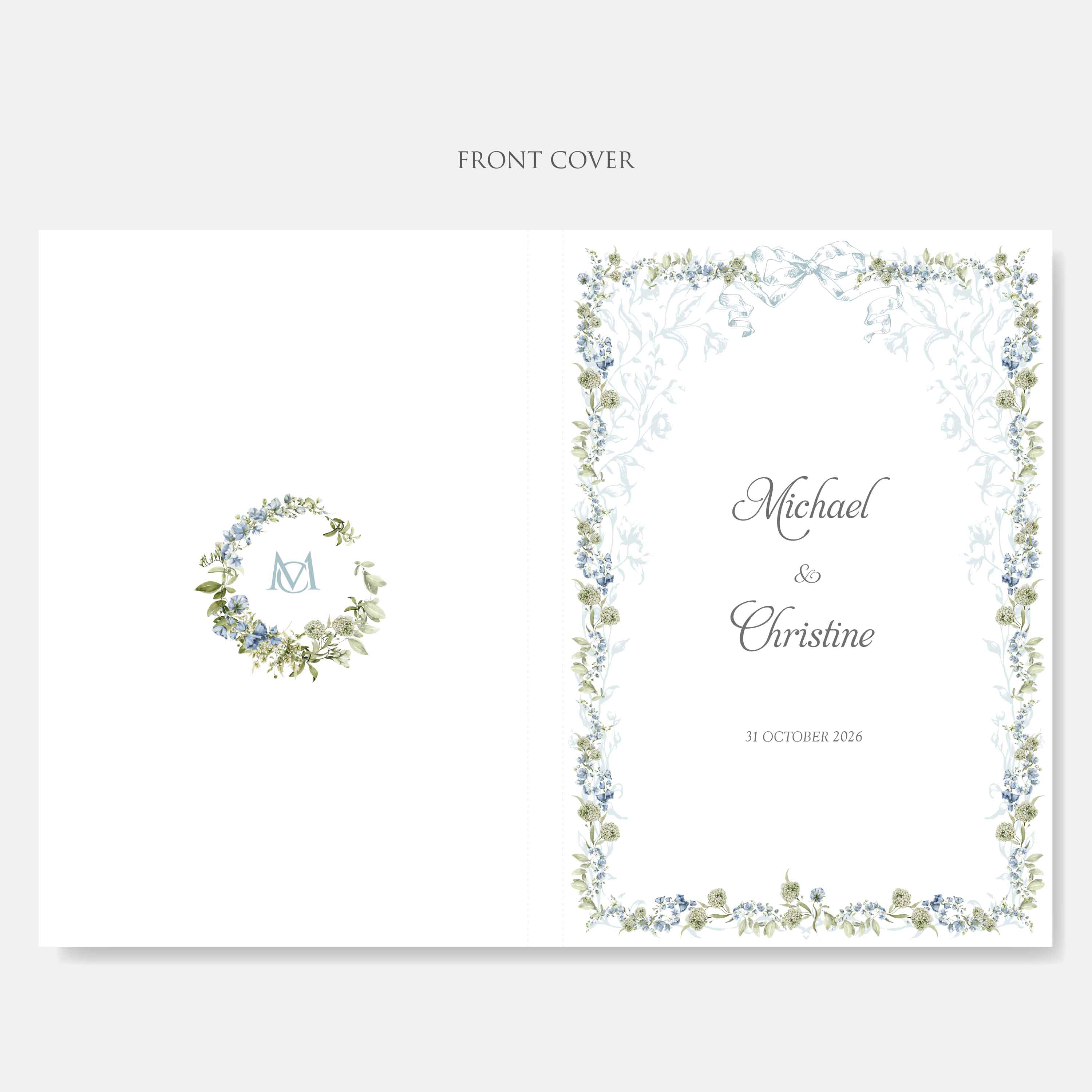 Premium Hardcover Wedding Invitation