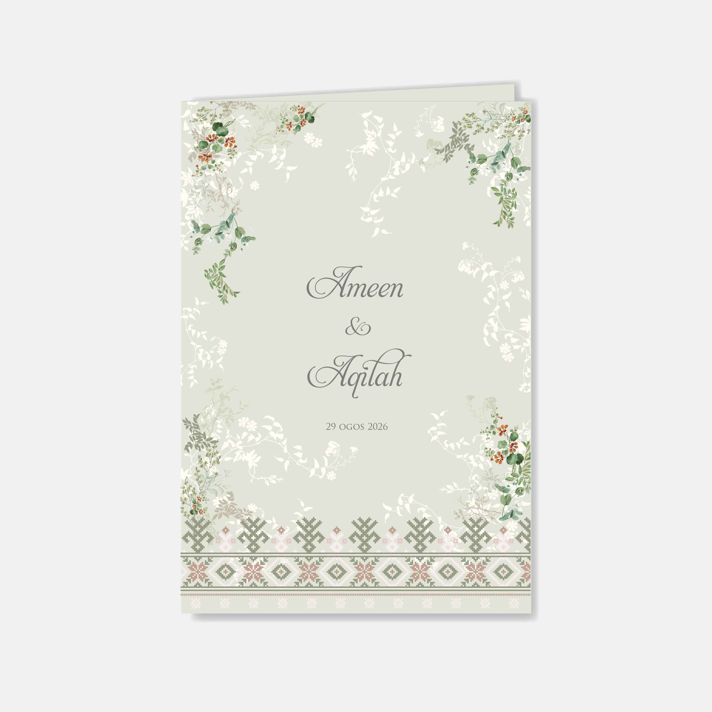 Premium Hardcover Wedding Invitation - Paperose Wedding