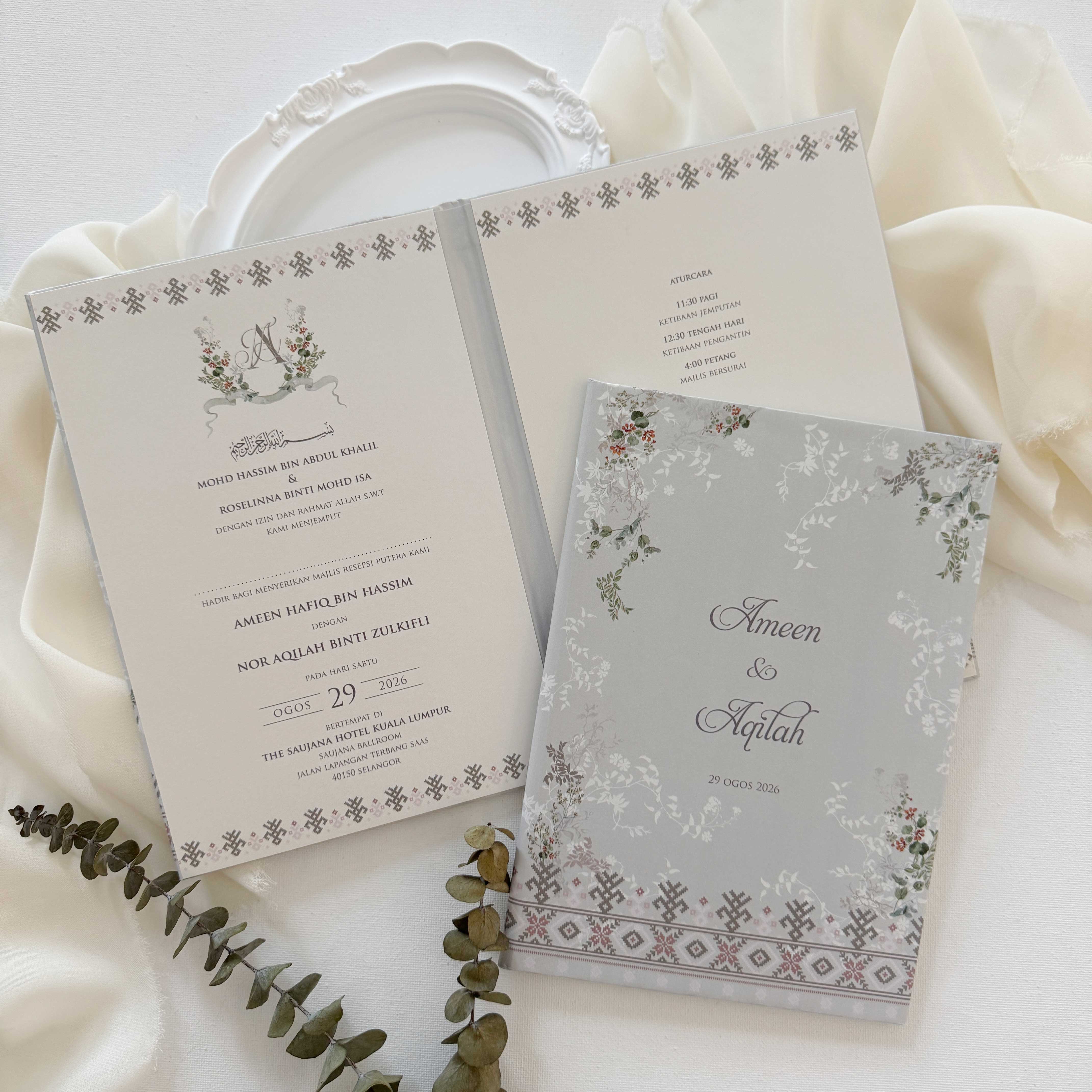 Premium Hardcover Wedding Invitation
