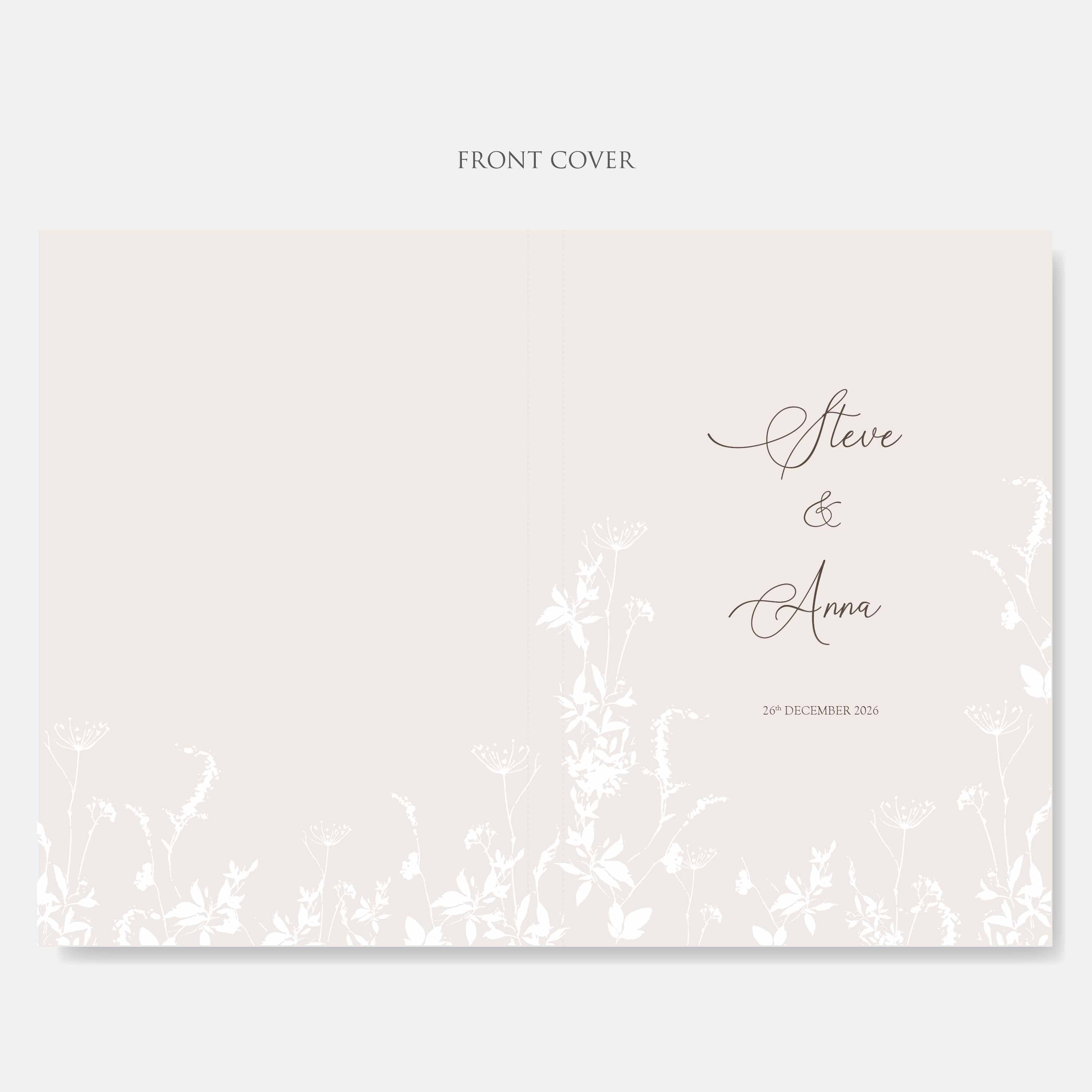 Premium Hardcover Wedding Invitation