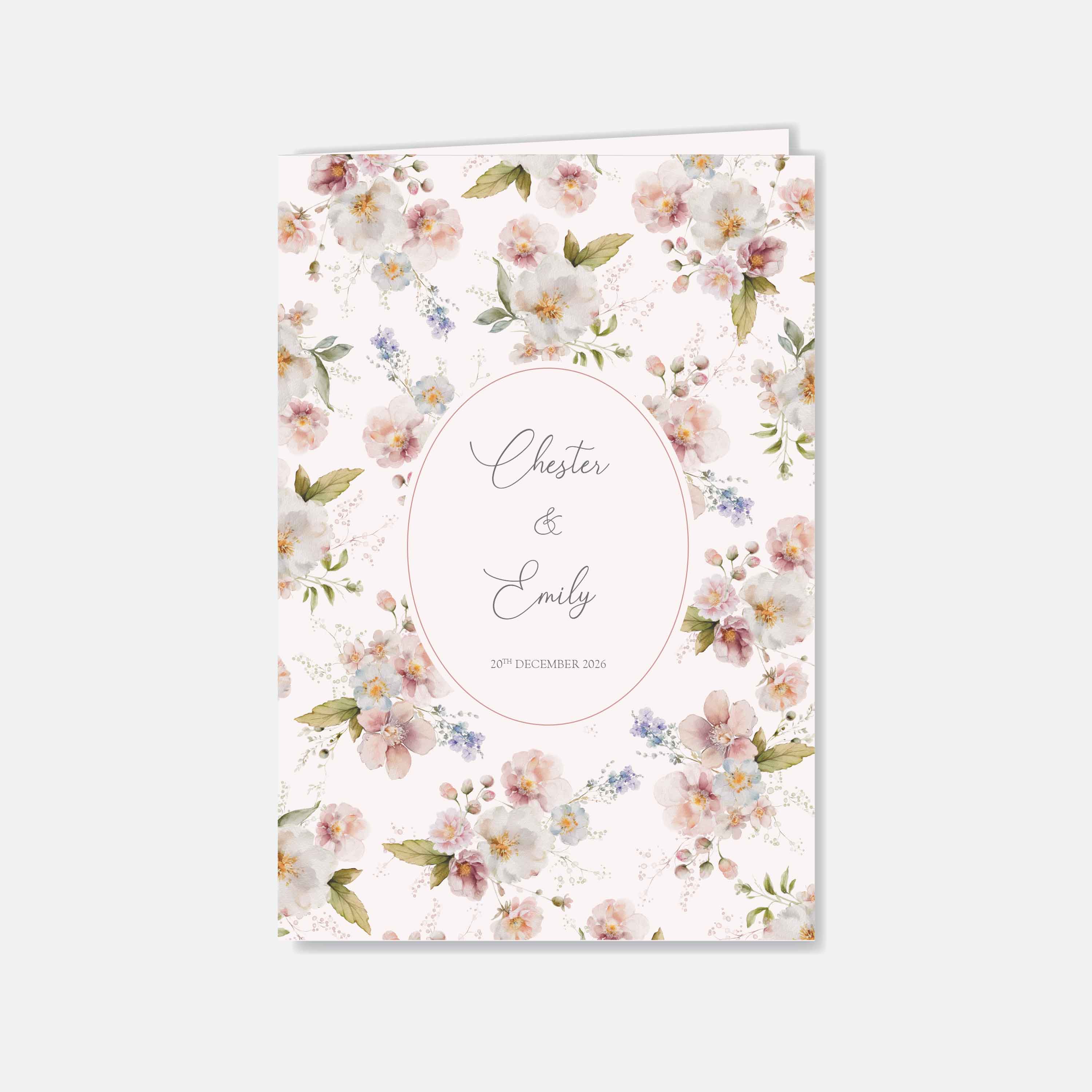 Premium Hardcover Wedding Invitation - Paperose Wedding