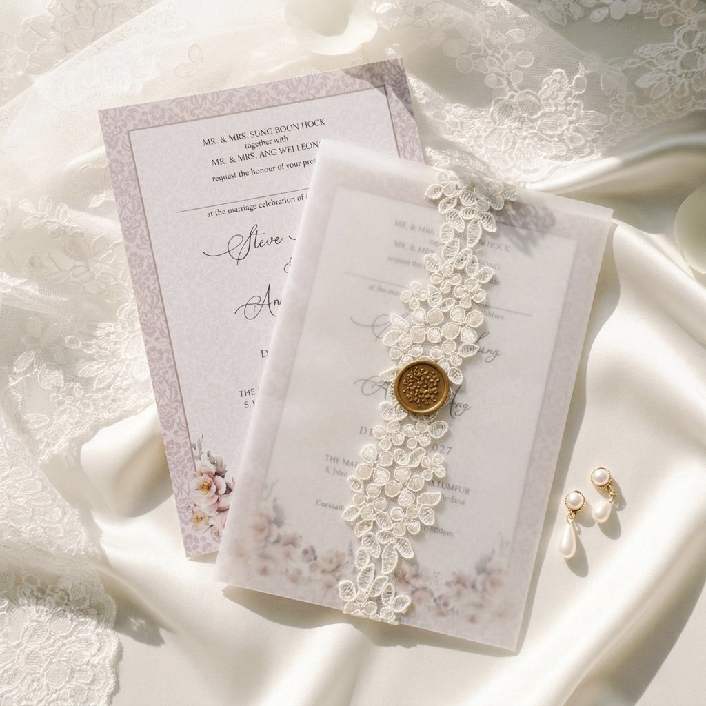Lace Wedding Invitation