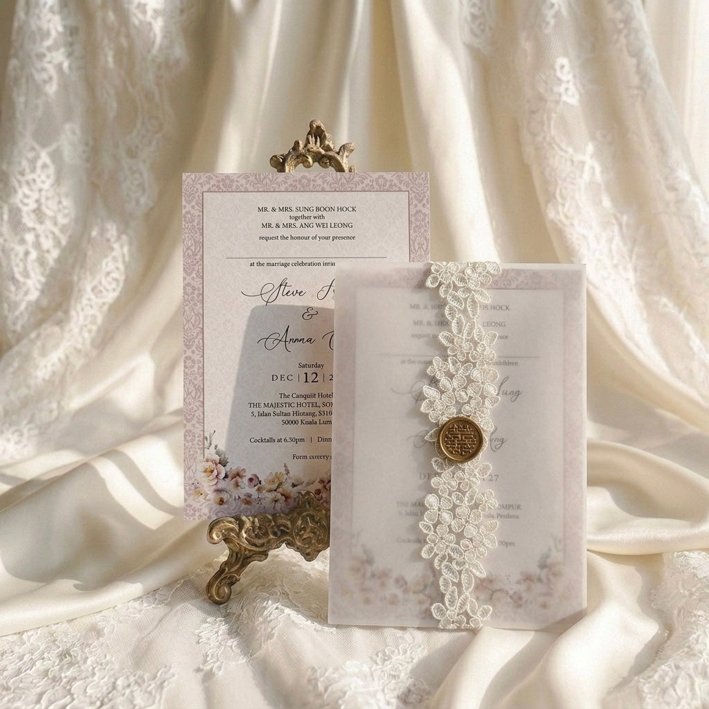 Lace Wedding Invitation
