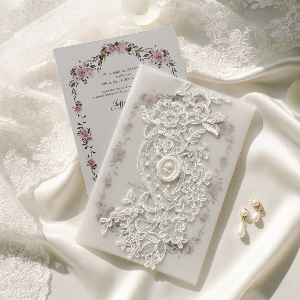 Lace Wedding Invitation