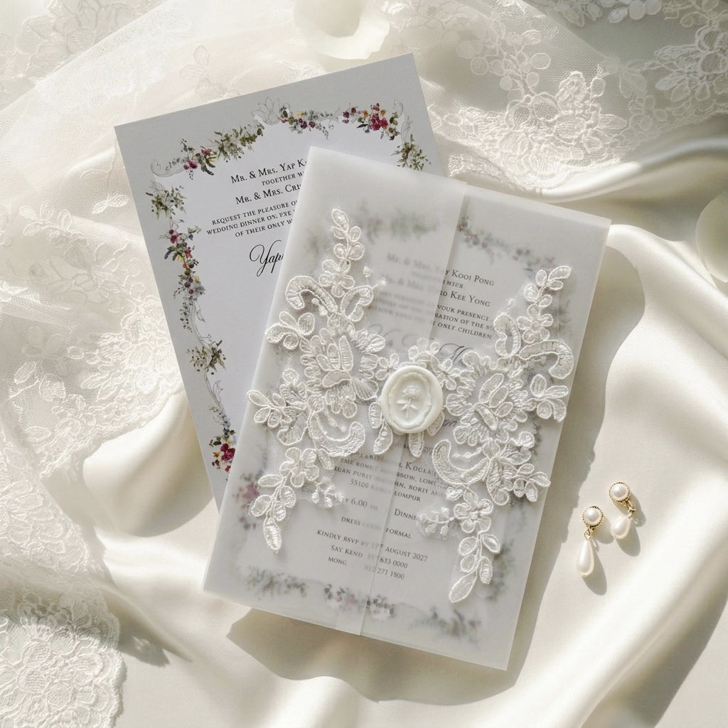 Lace Wedding Invitation