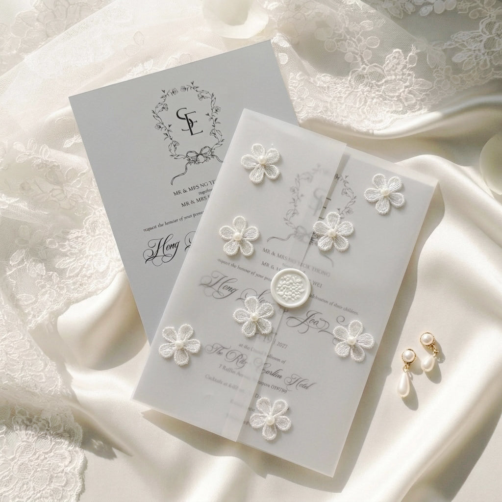 Lace Wedding Invitation