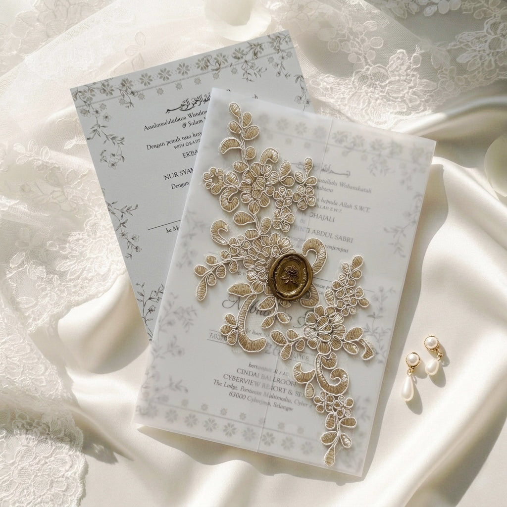 Lace Wedding Invitation