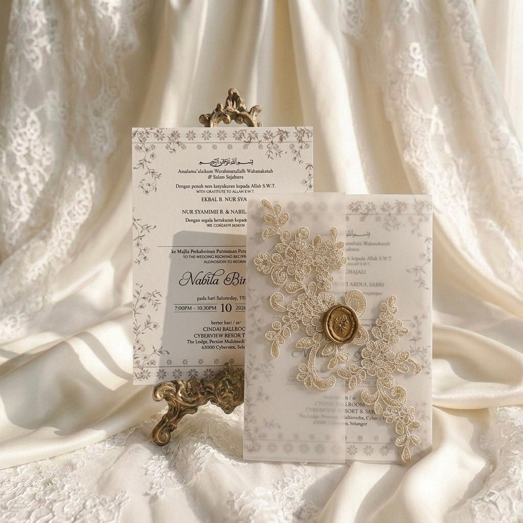 Lace Wedding Invitation