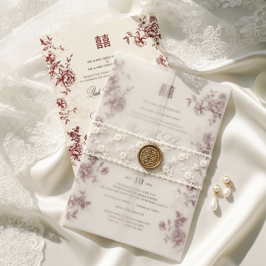 Lace Wedding Invitation