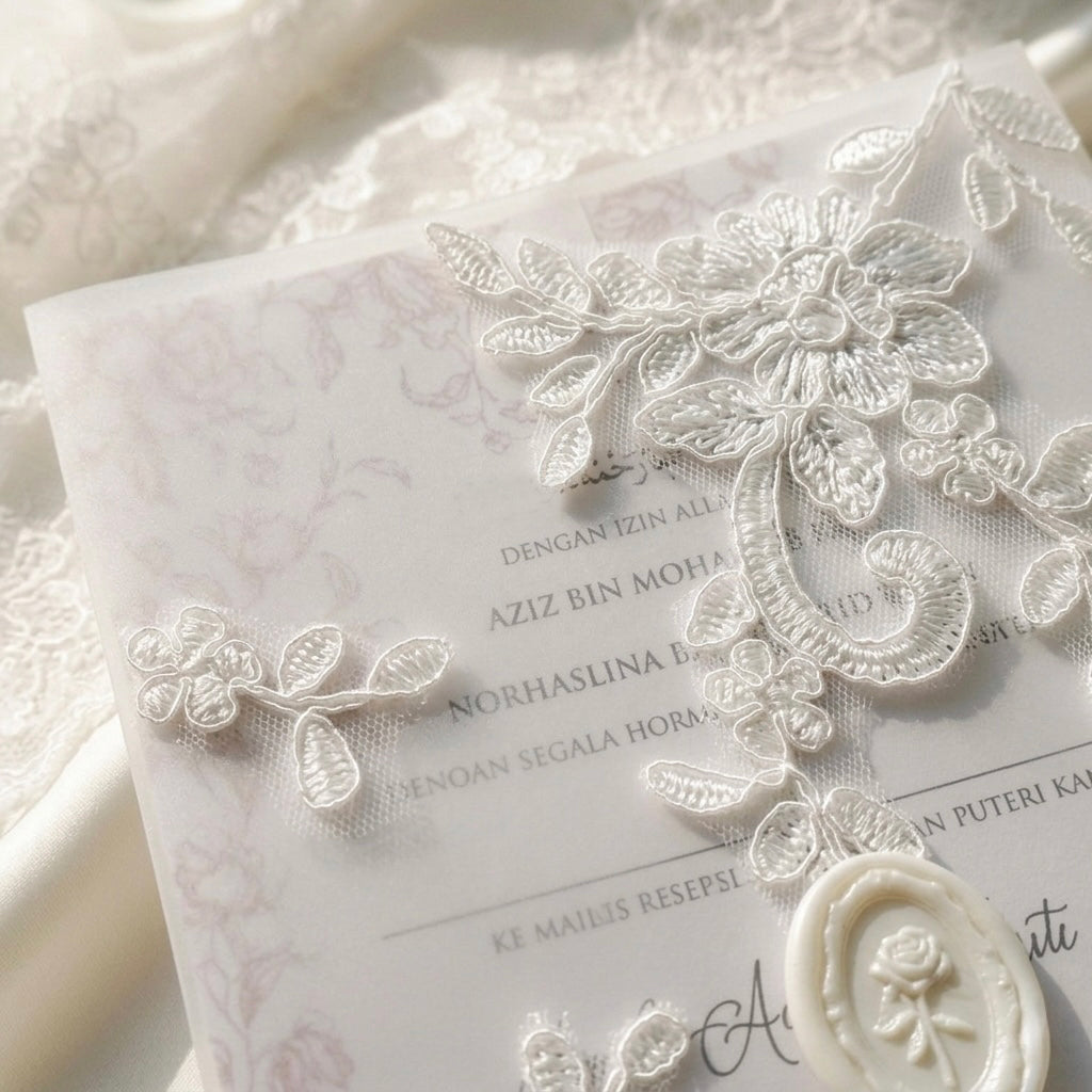 Lace Wedding Invitation