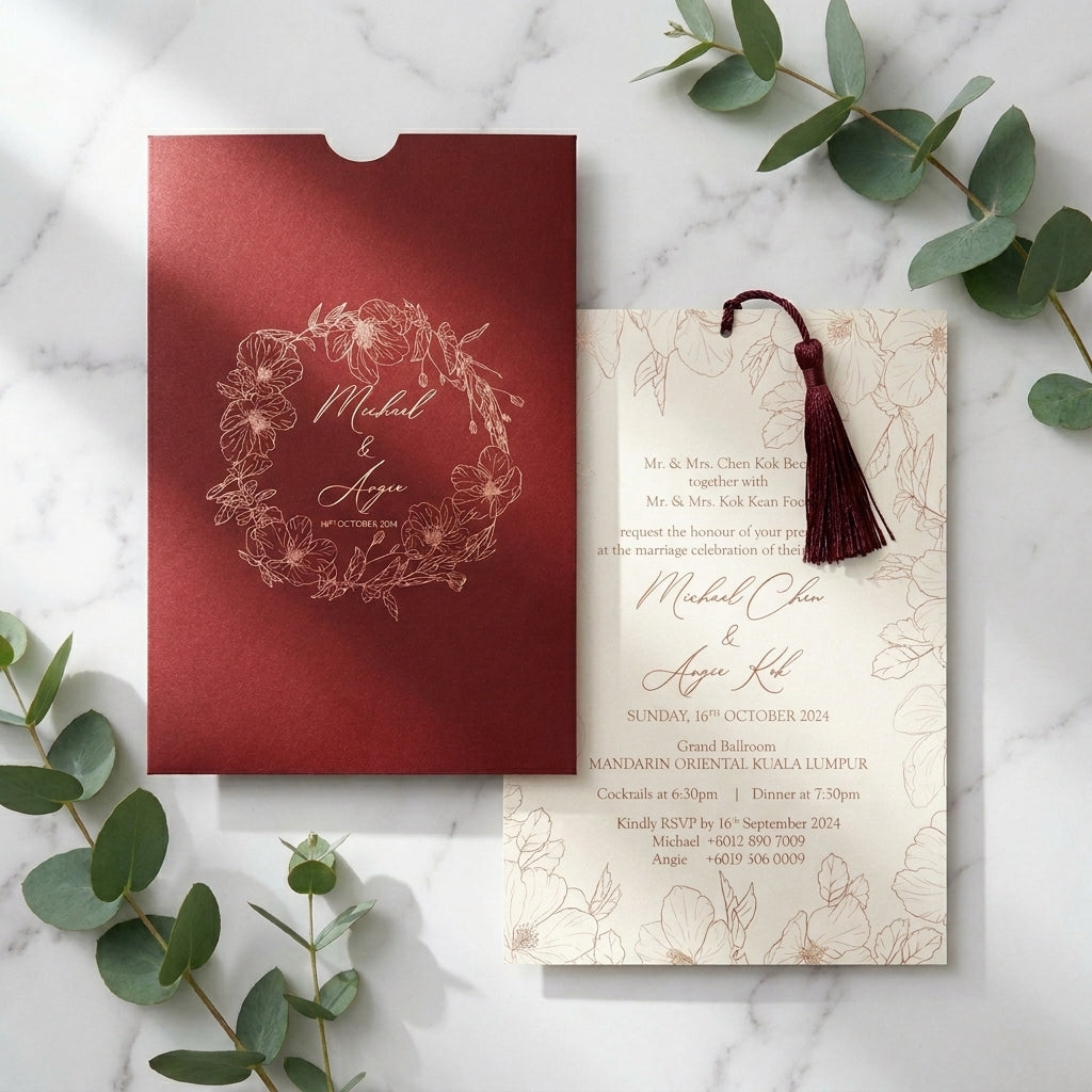 Pocket wedding invitations will not only impress your guests with its unmissable beauty, but they have also been cleverly designed to keep all of your wedding stationary in the one place.