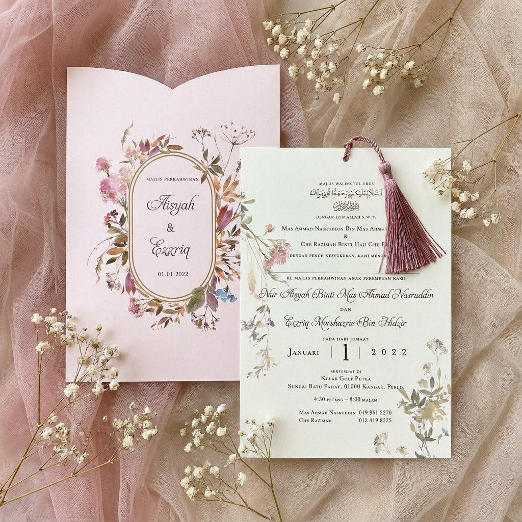 Pocket Wedding Invitation