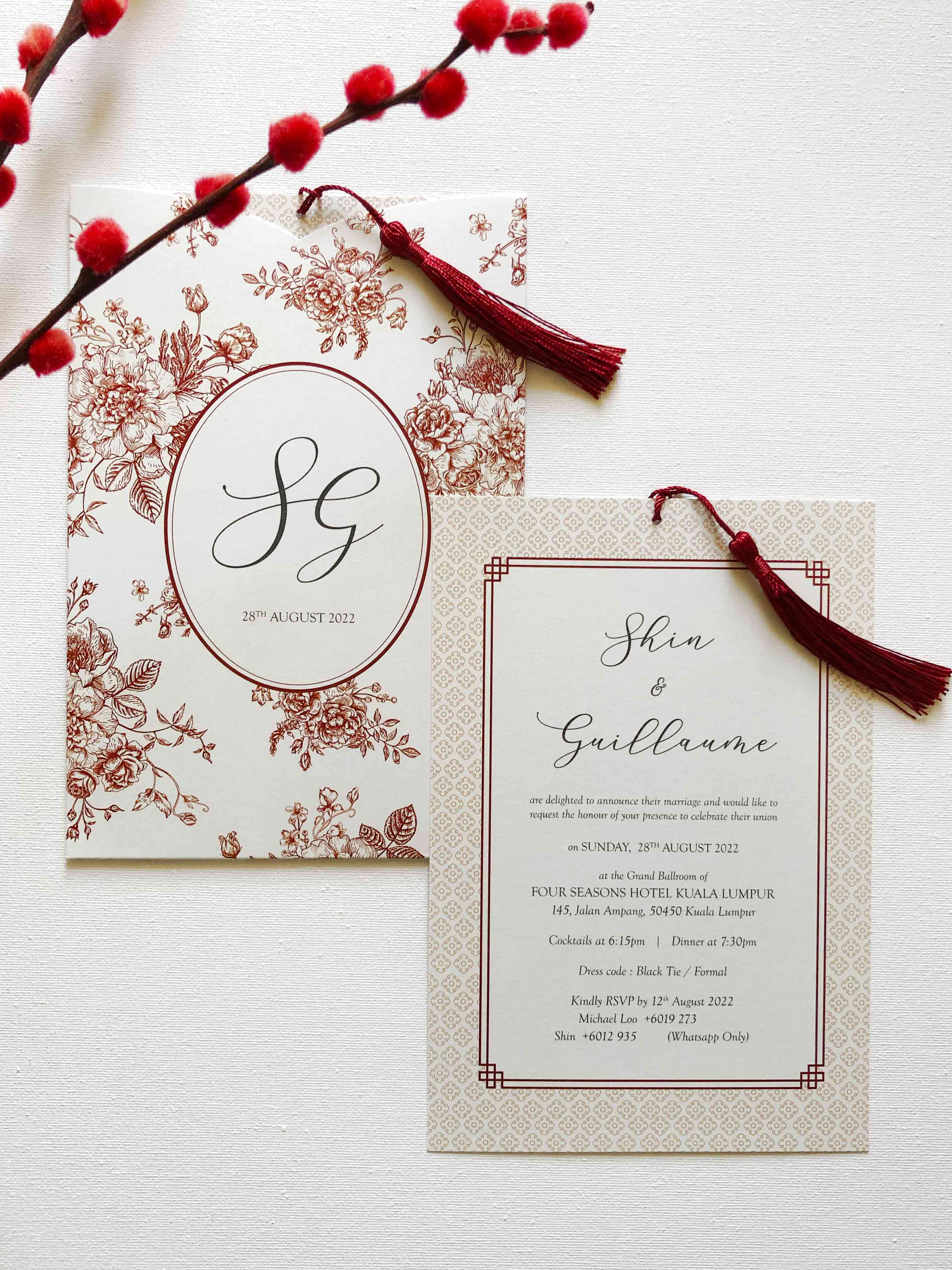 Pocket Wedding Invitation