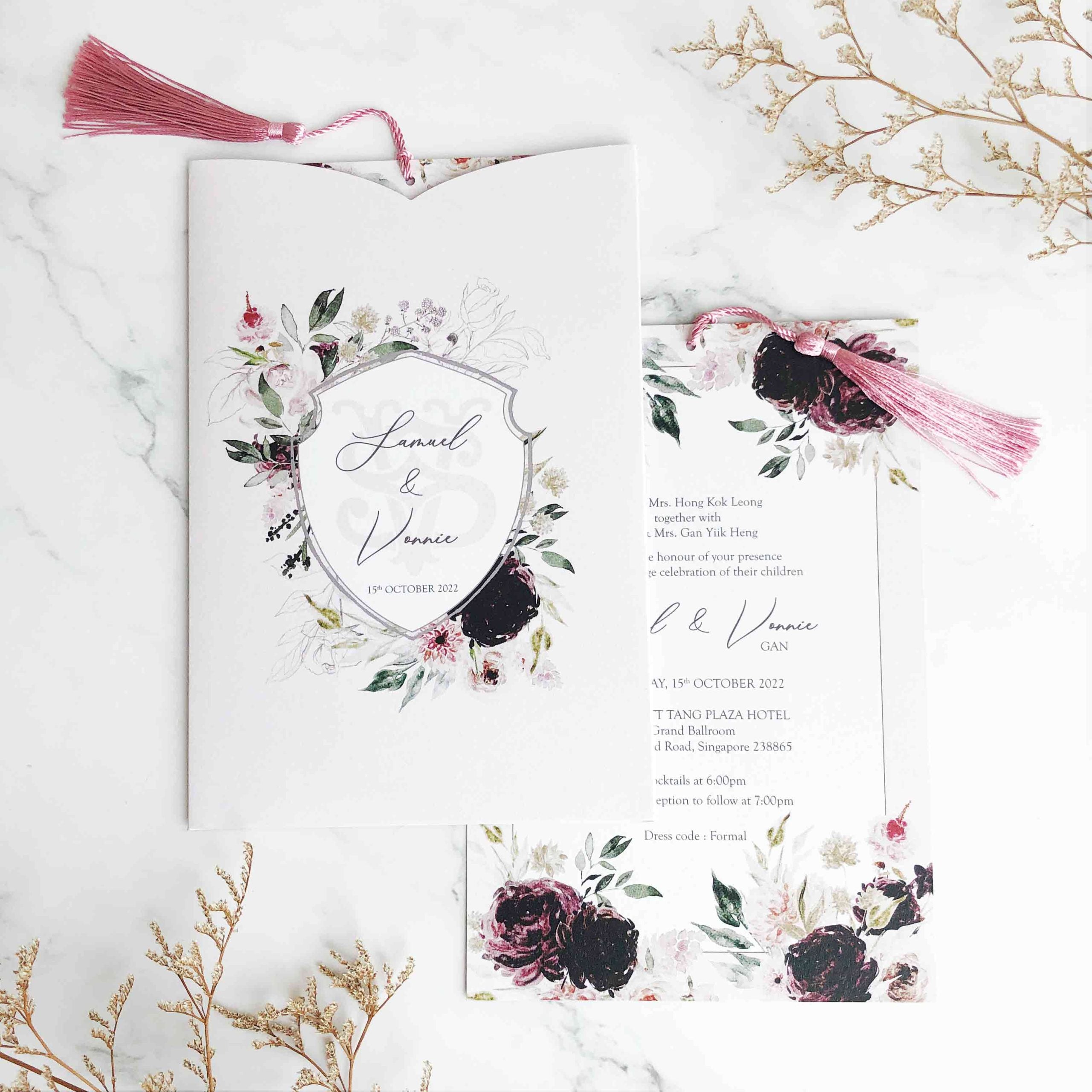 Pocket Wedding Invitation
