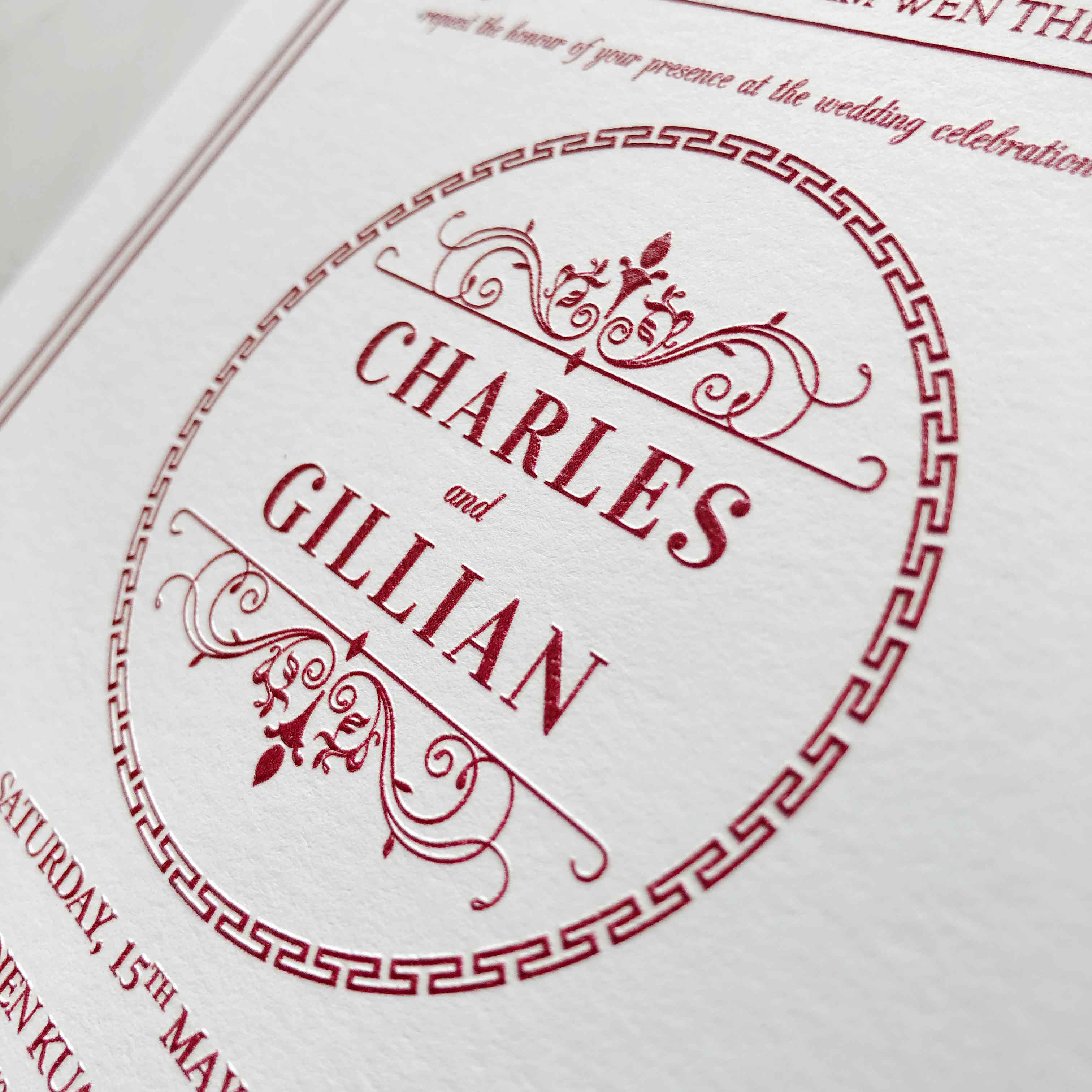 Raised Print Wedding Invitations deliver an aesthetic finishing and unmatchable texture whilst promising an appealing and alluring visual impact as well as a lasting impression upon touch with its elevated features.