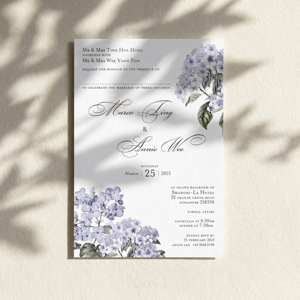 Raised Print Wedding Invitations deliver an aesthetic finishing and unmatchable texture whilst promising an appealing and alluring visual impact as well as a lasting impression upon touch with its elevated features.