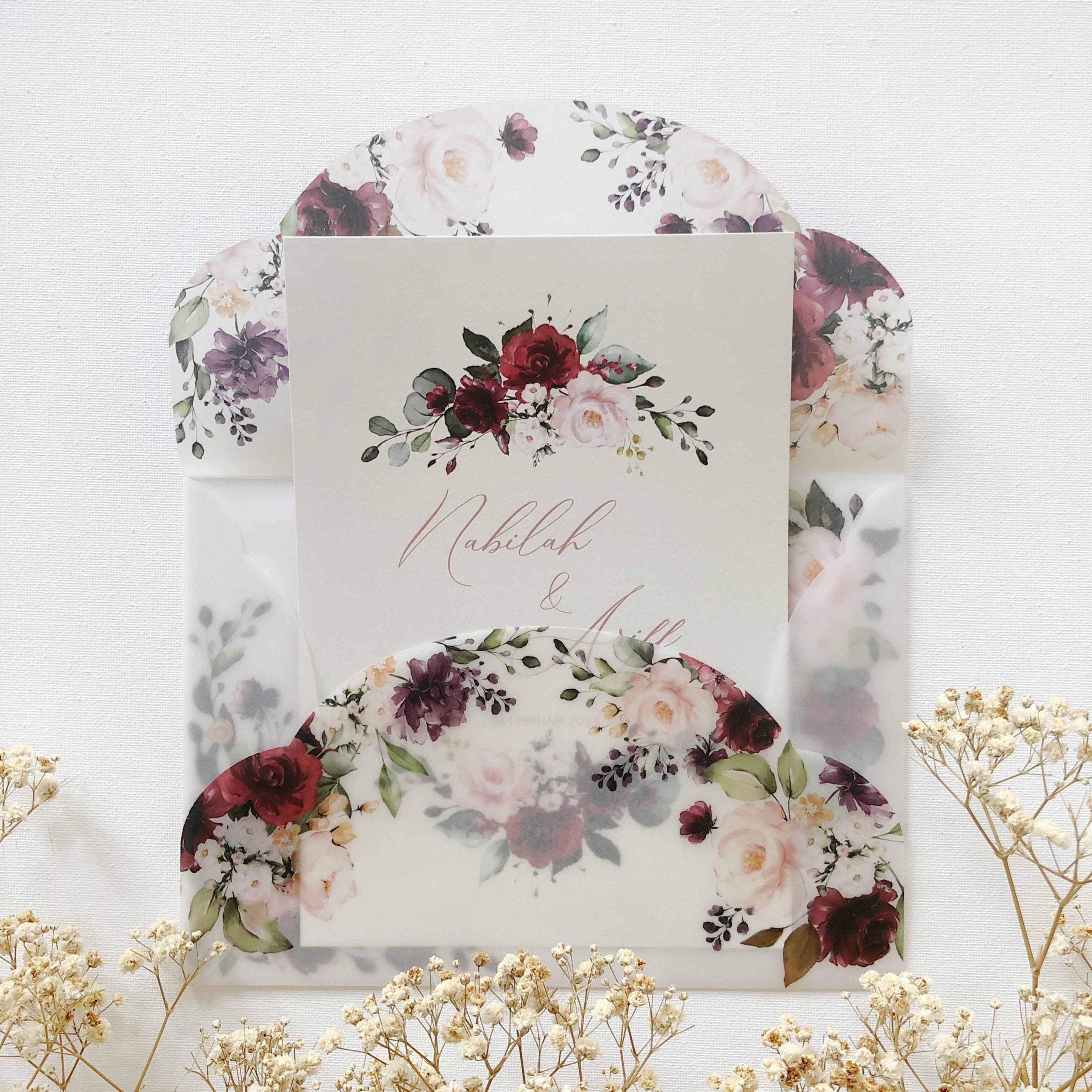 New In / Vellum Wedding Invitation