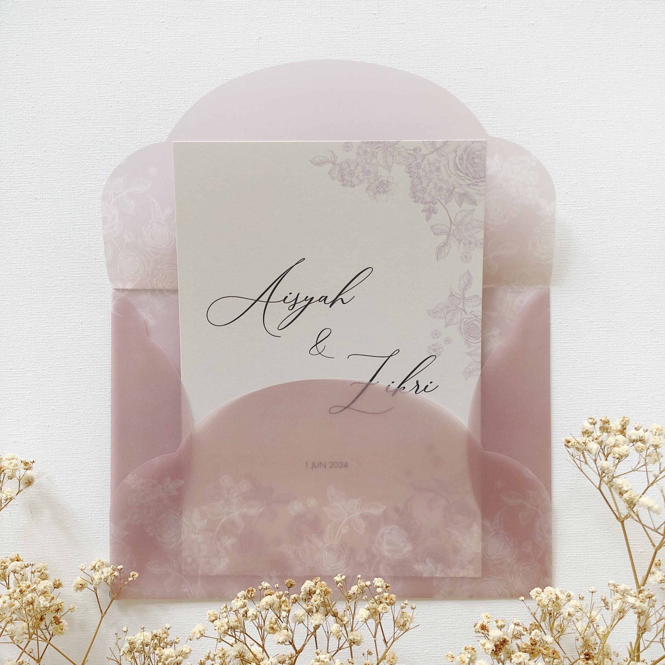 Vellum Wedding Invitation (New In)
