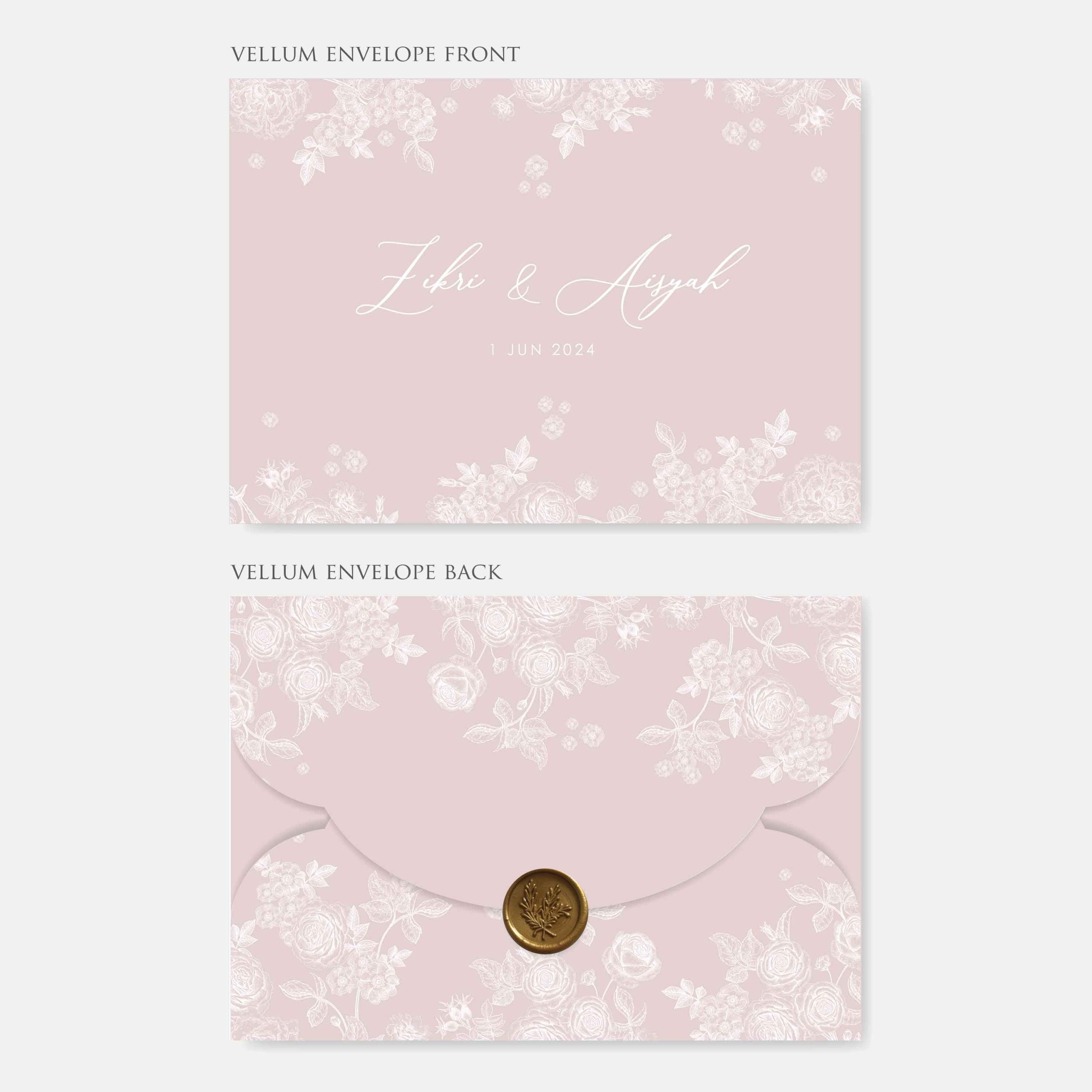 Vellum Wedding Invitation (New In)