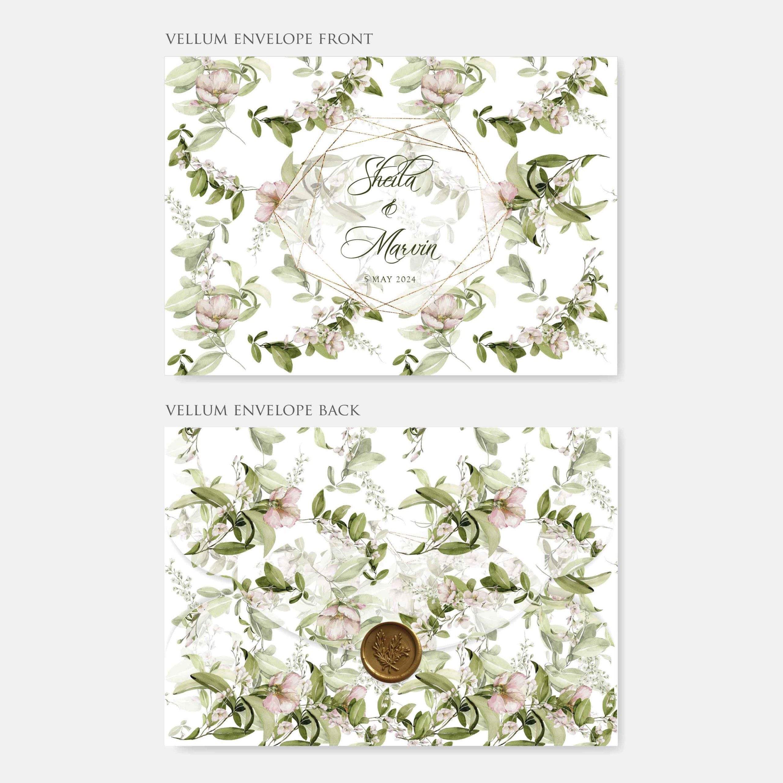 Vellum Wedding Invitation (New In)