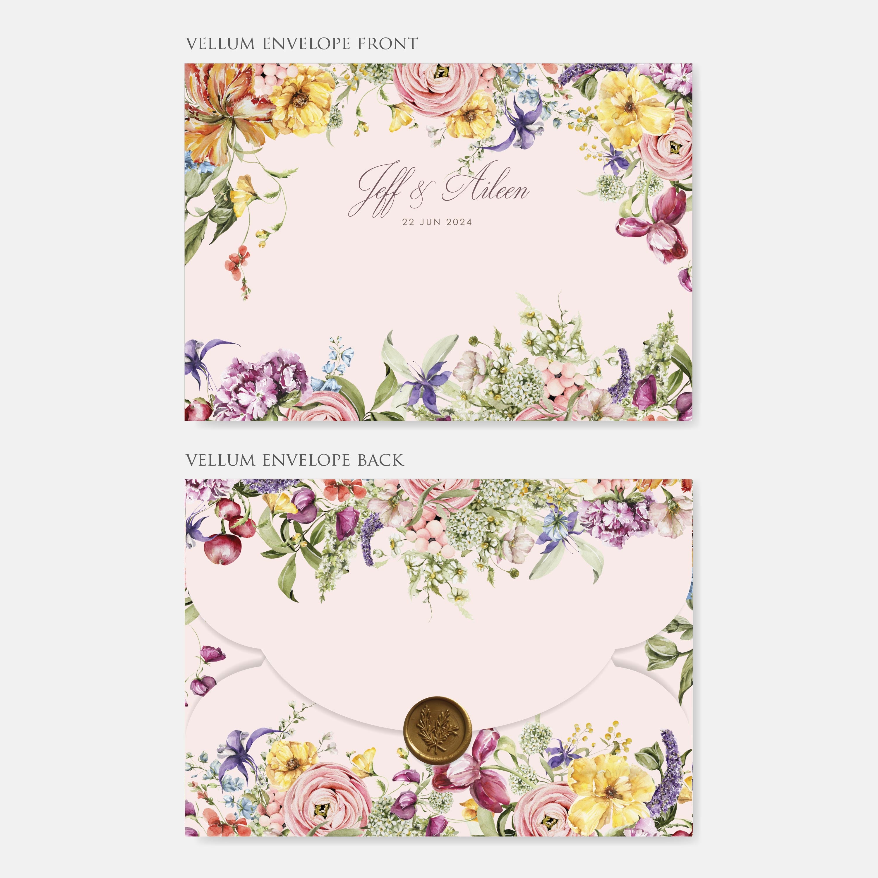 Vellum Wedding Invitation (New In)