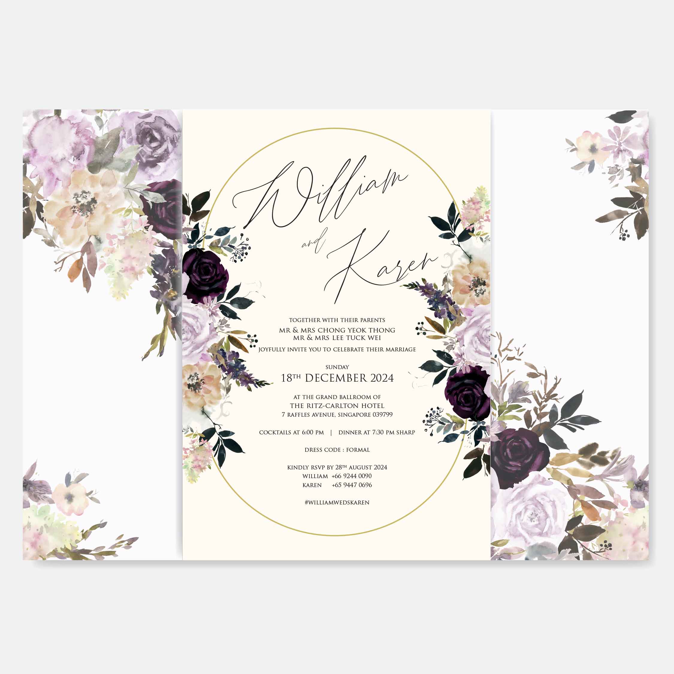 Vellum Wedding Invitation
