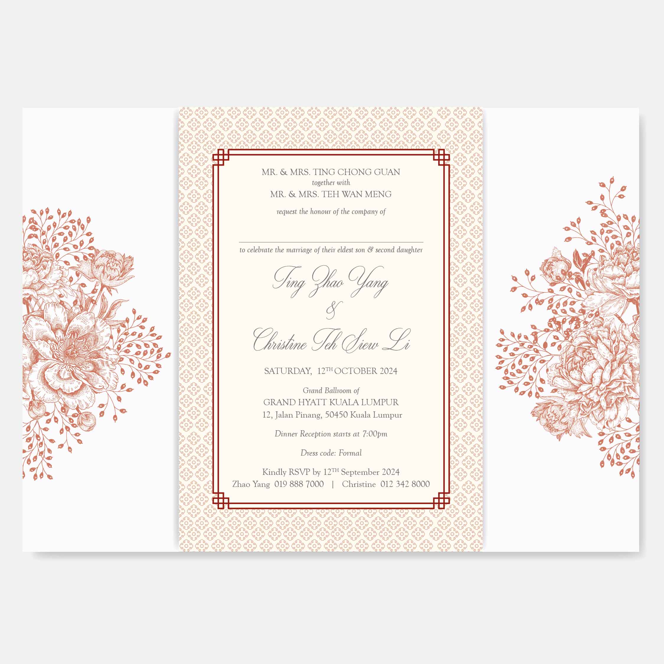 Vellum Wedding Invitation