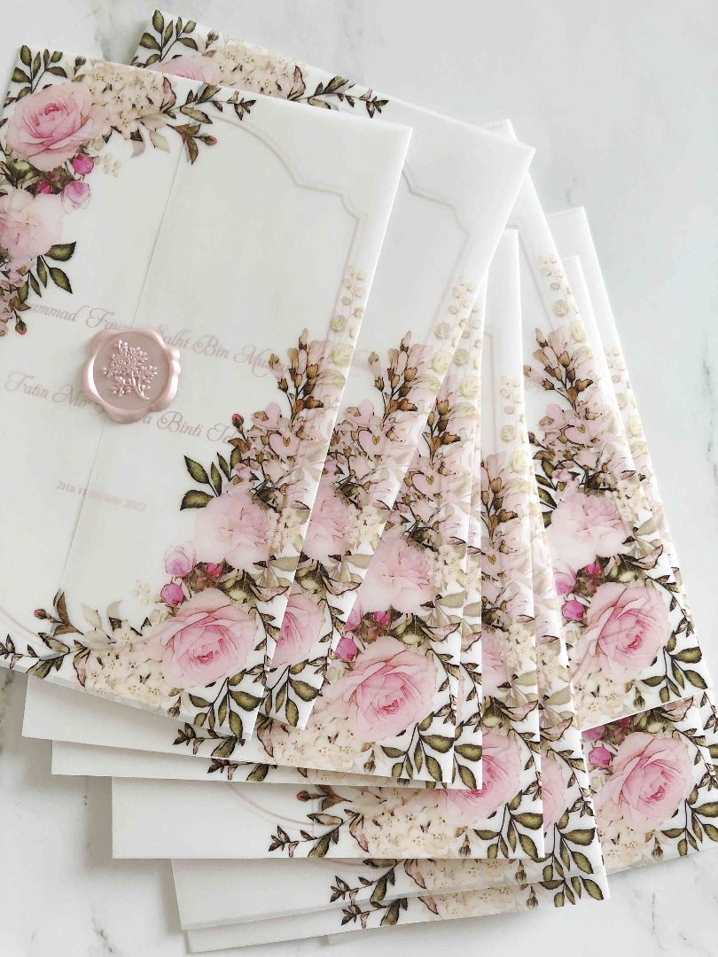 Vellum Wedding Invitation