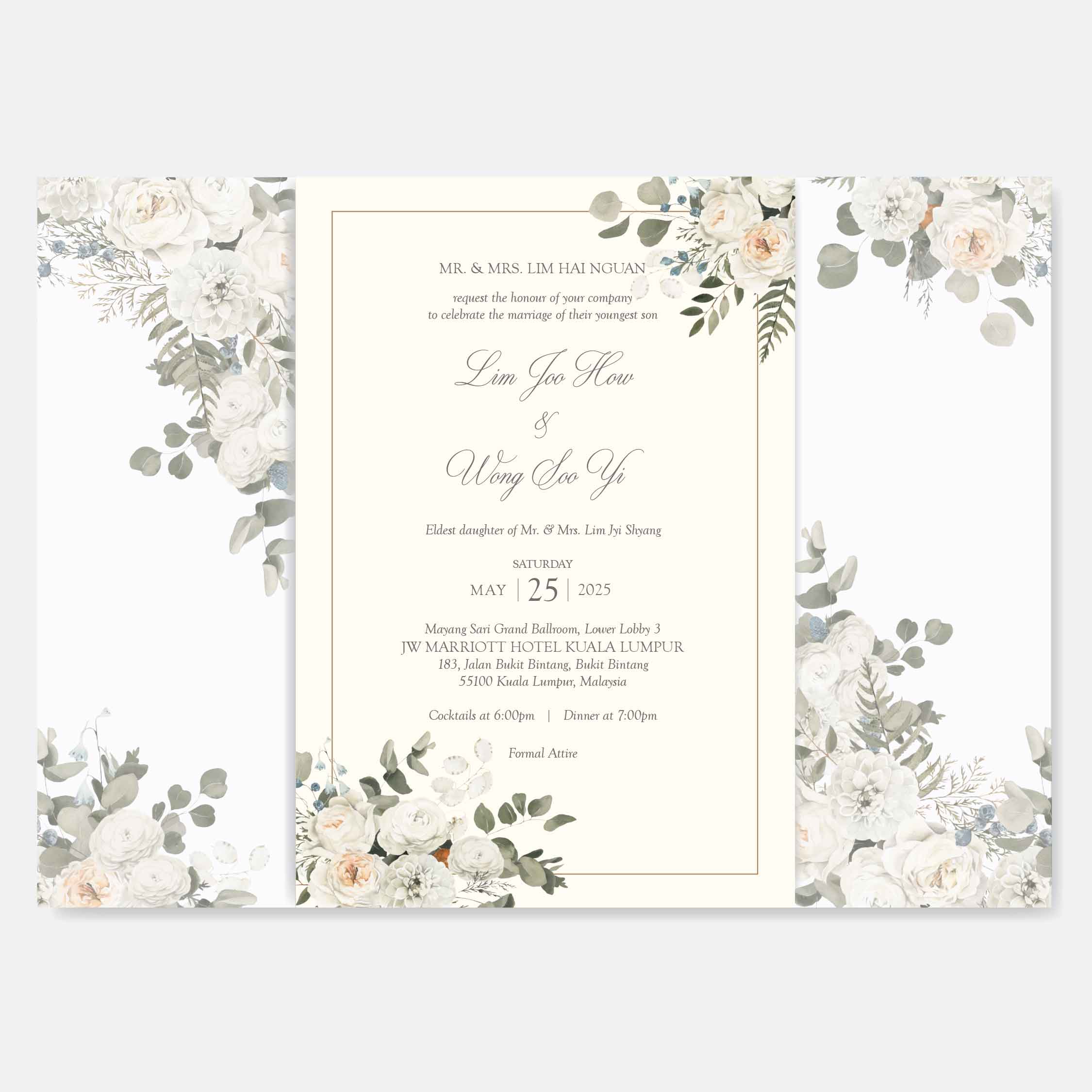 Vellum Wedding Invitation